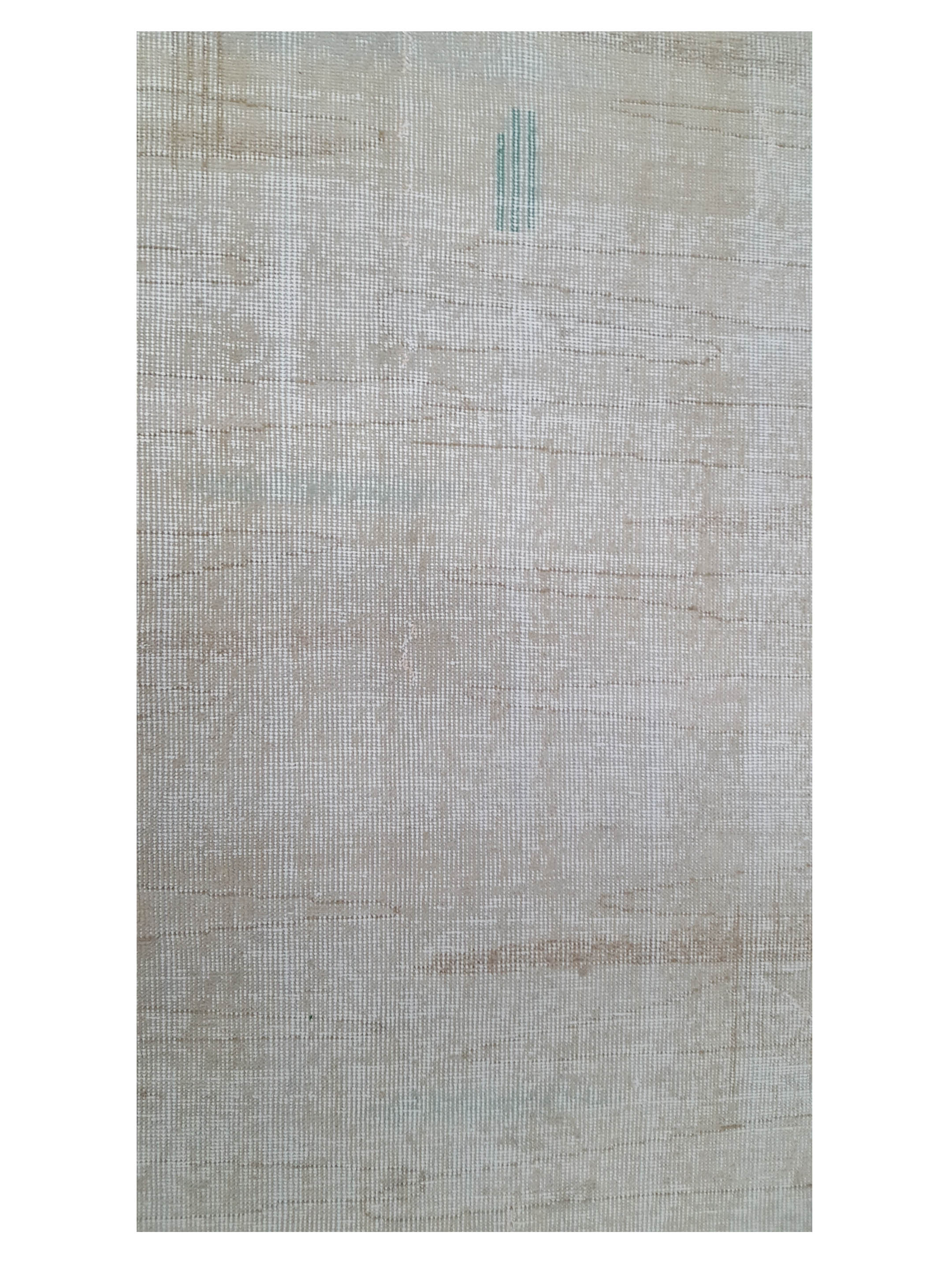 Vintage Hand Knotted Ivory 7x10 - Image 4 of 5