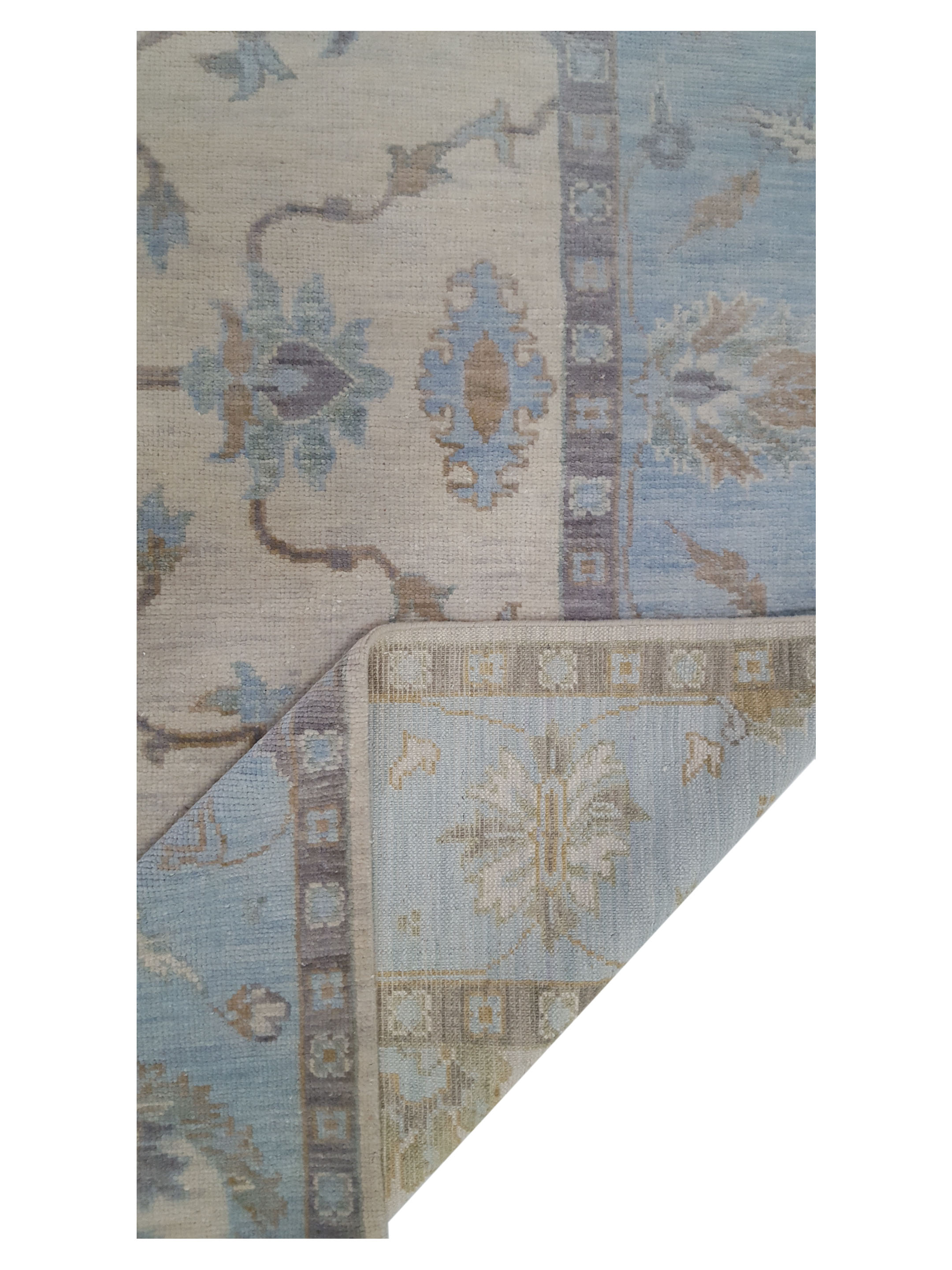 Angora Hand Knotted Ivory 8x10 - Image 3 of 6
