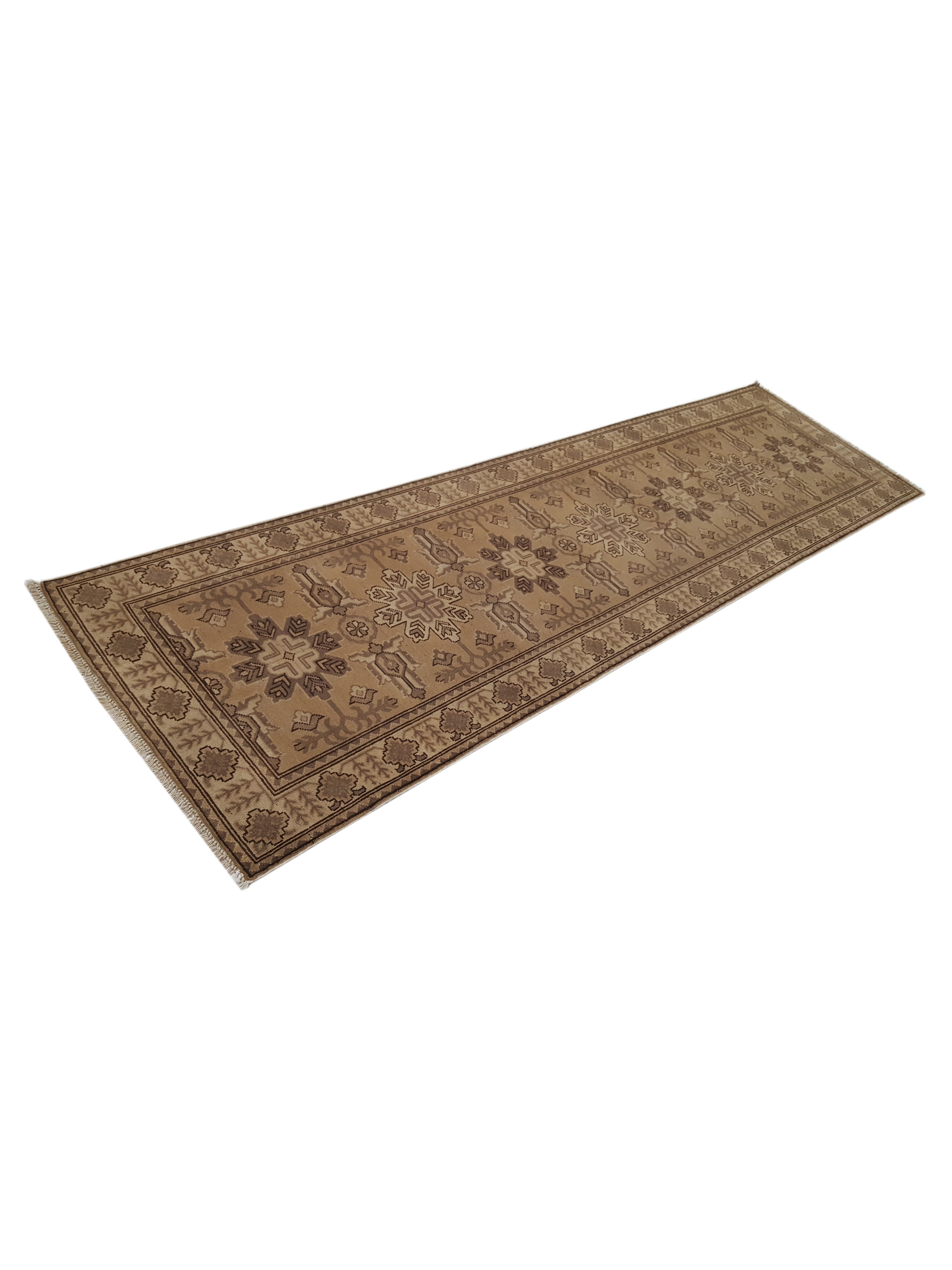 Shirvan Hand Knotted Beige 2.6x9 - Image 6 of 6