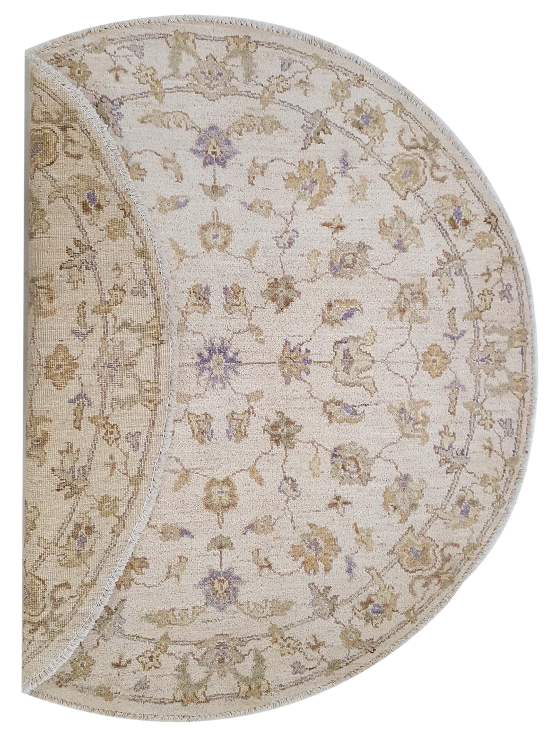 Ziegler Hand Knotted Ivory 4x4 - Image 2 of 2