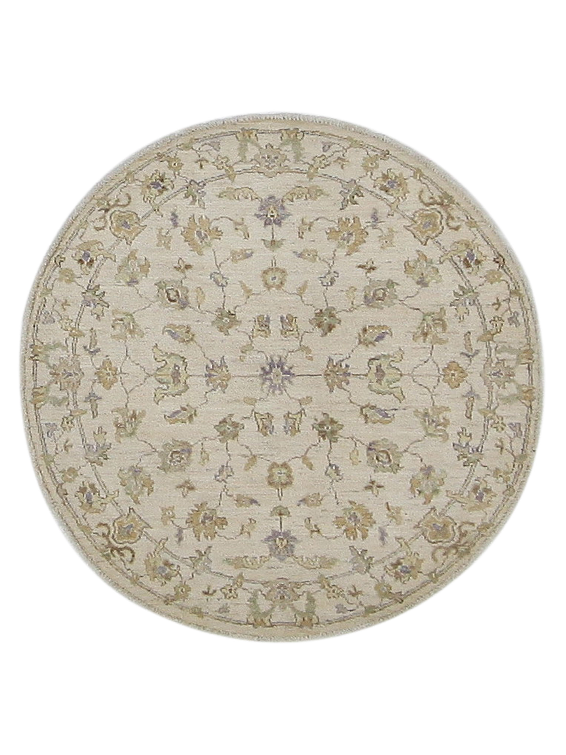 Ziegler Hand Knotted Ivory 4x4