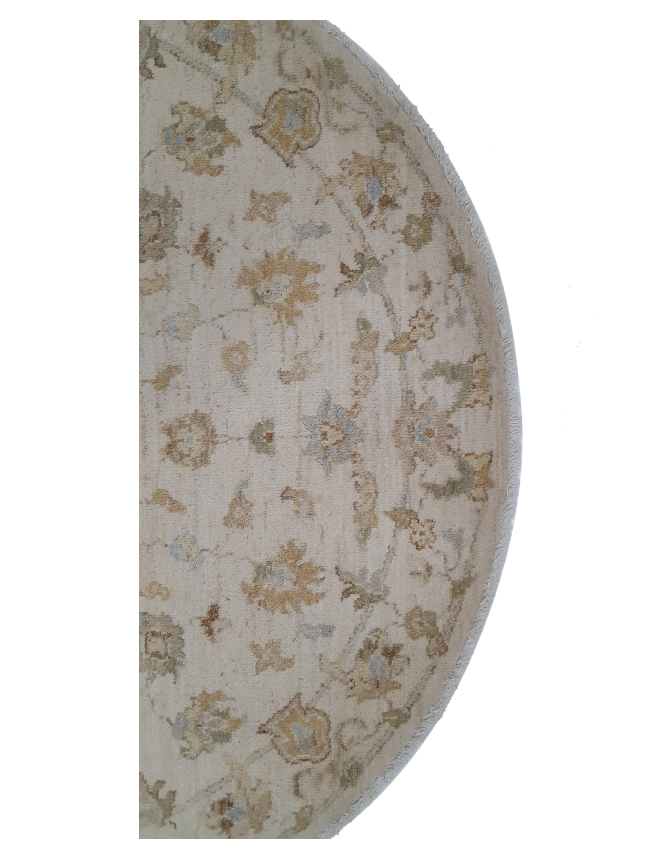 Ziegler Hand Knotted Ivory 4x4 - Image 3 of 3
