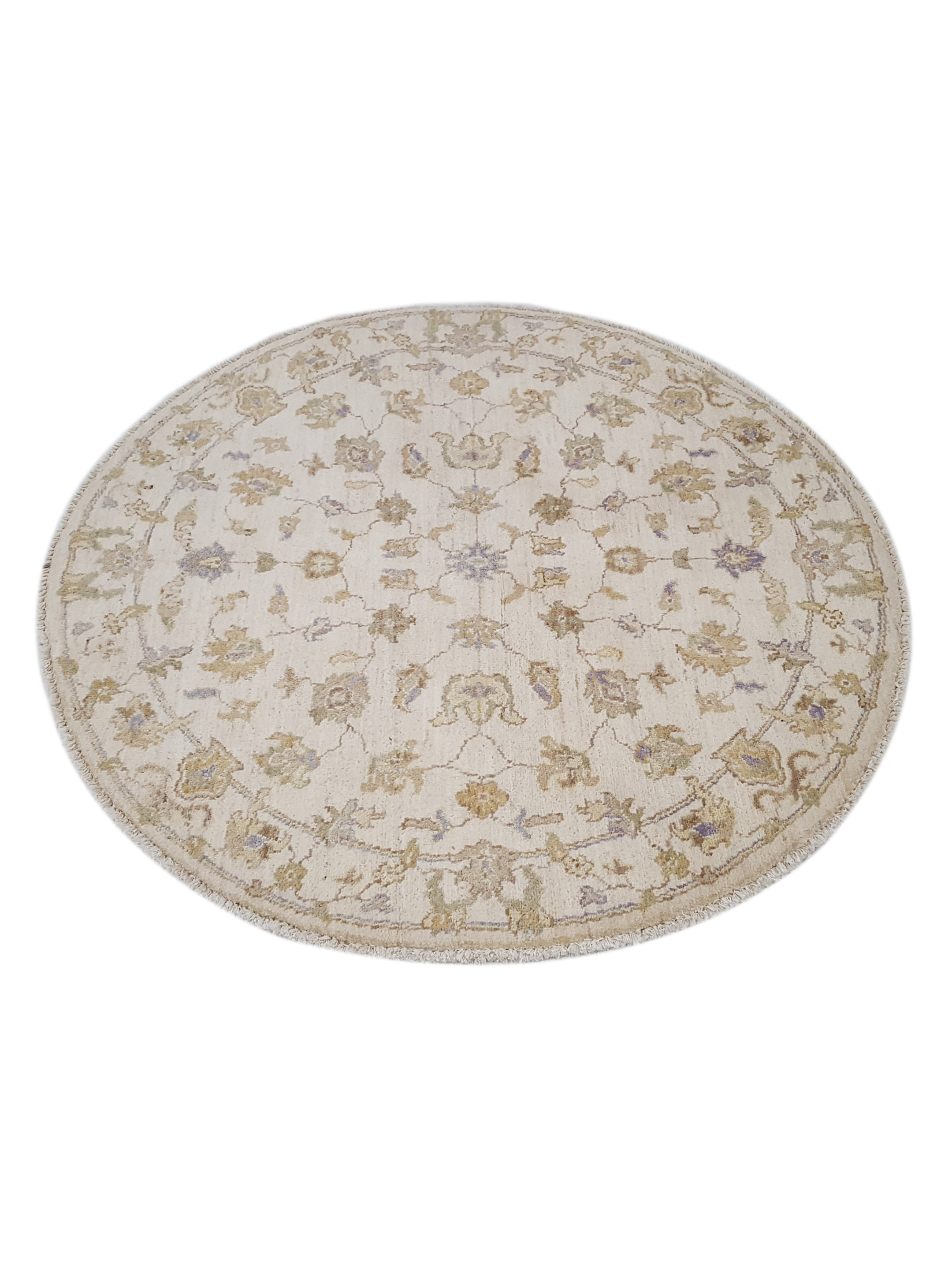 Ziegler Hand Knotted Ivory 4x4 - Image 2 of 6