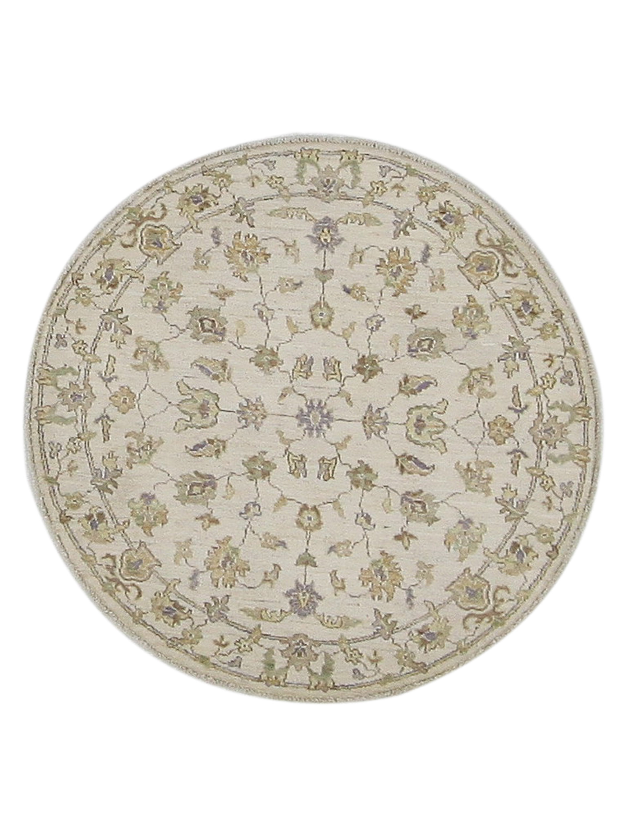 Ziegler Hand Knotted Ivory 4x4