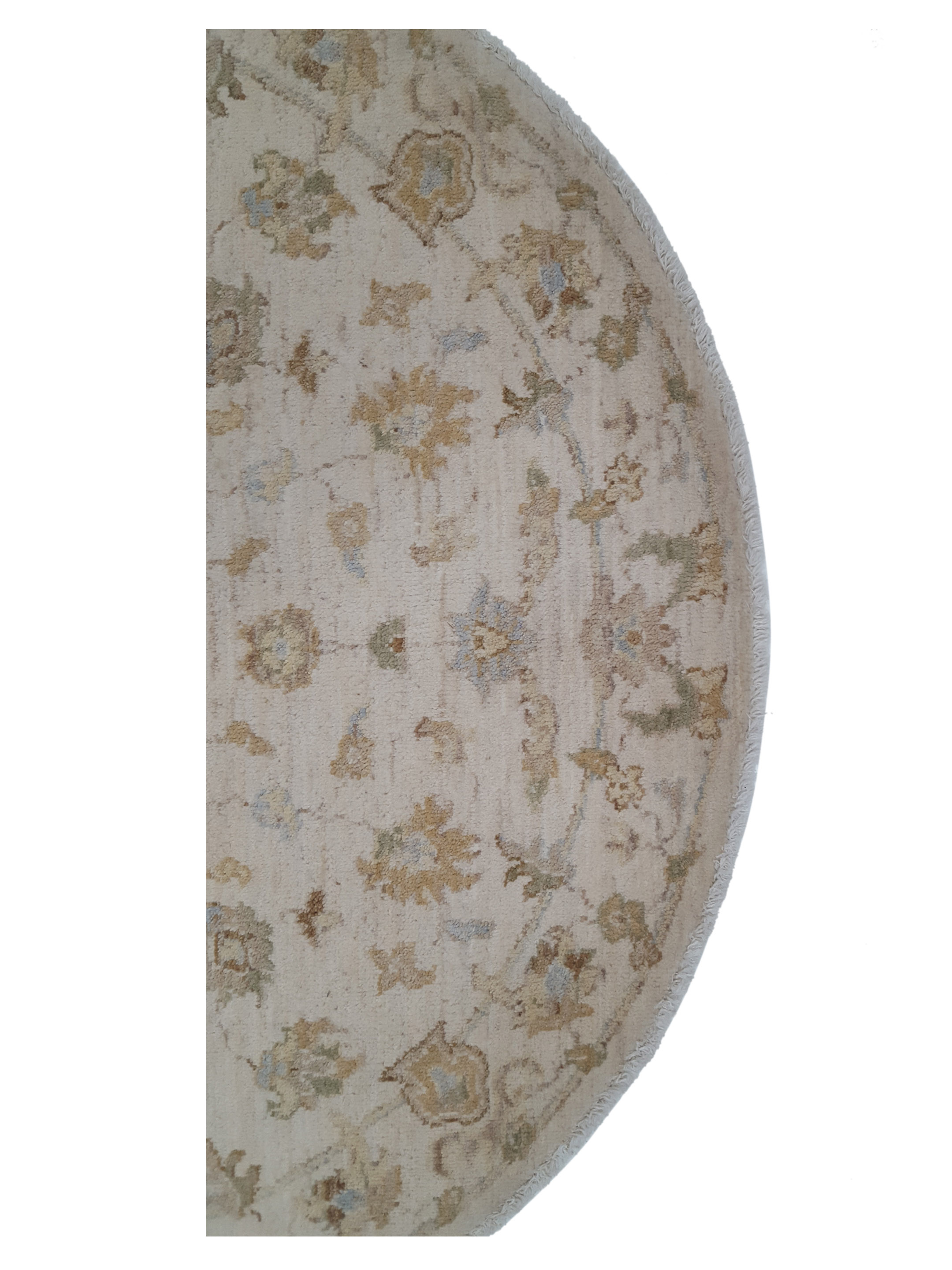Ziegler Hand Knotted Ivory 4x4 - Image 3 of 3