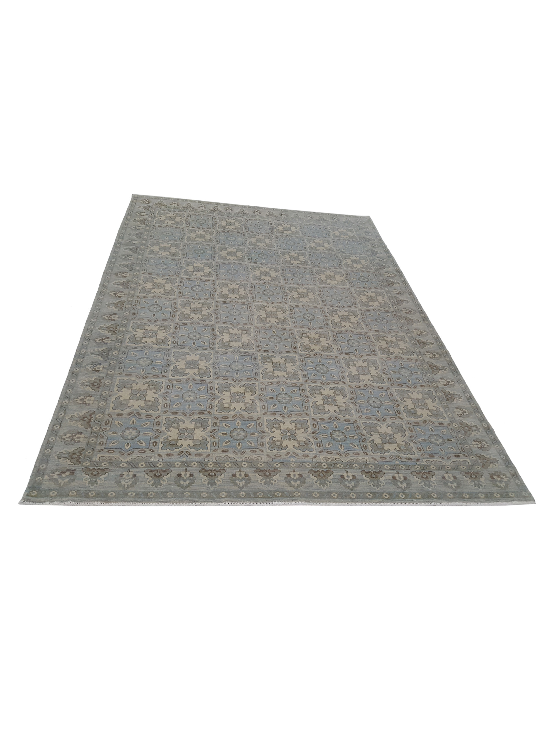 Khotan Hand Knotted Beige 10x14 - Image 2 of 6