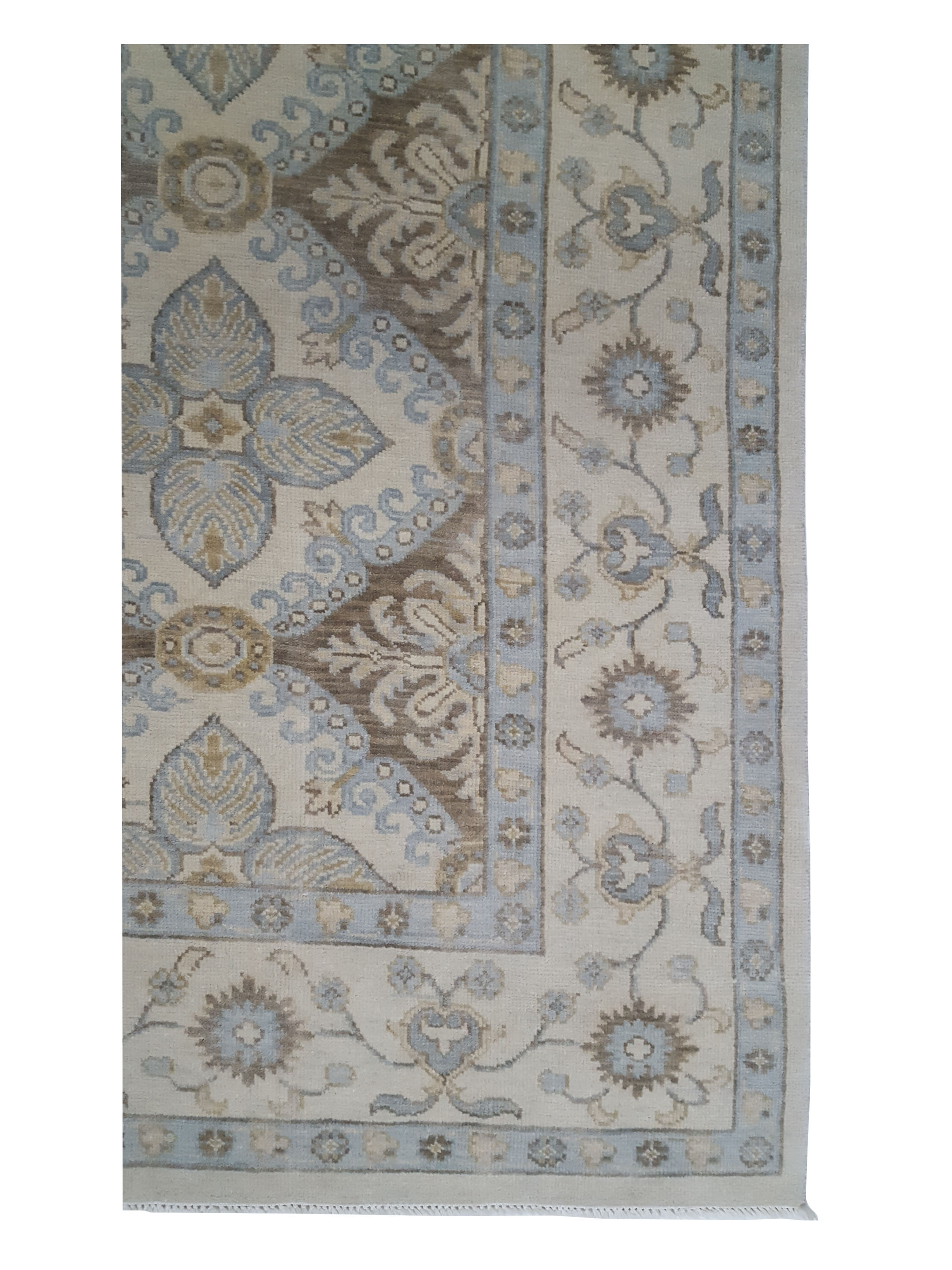 Khotan Hand Knotted Beige 9x12 - Image 4 of 6