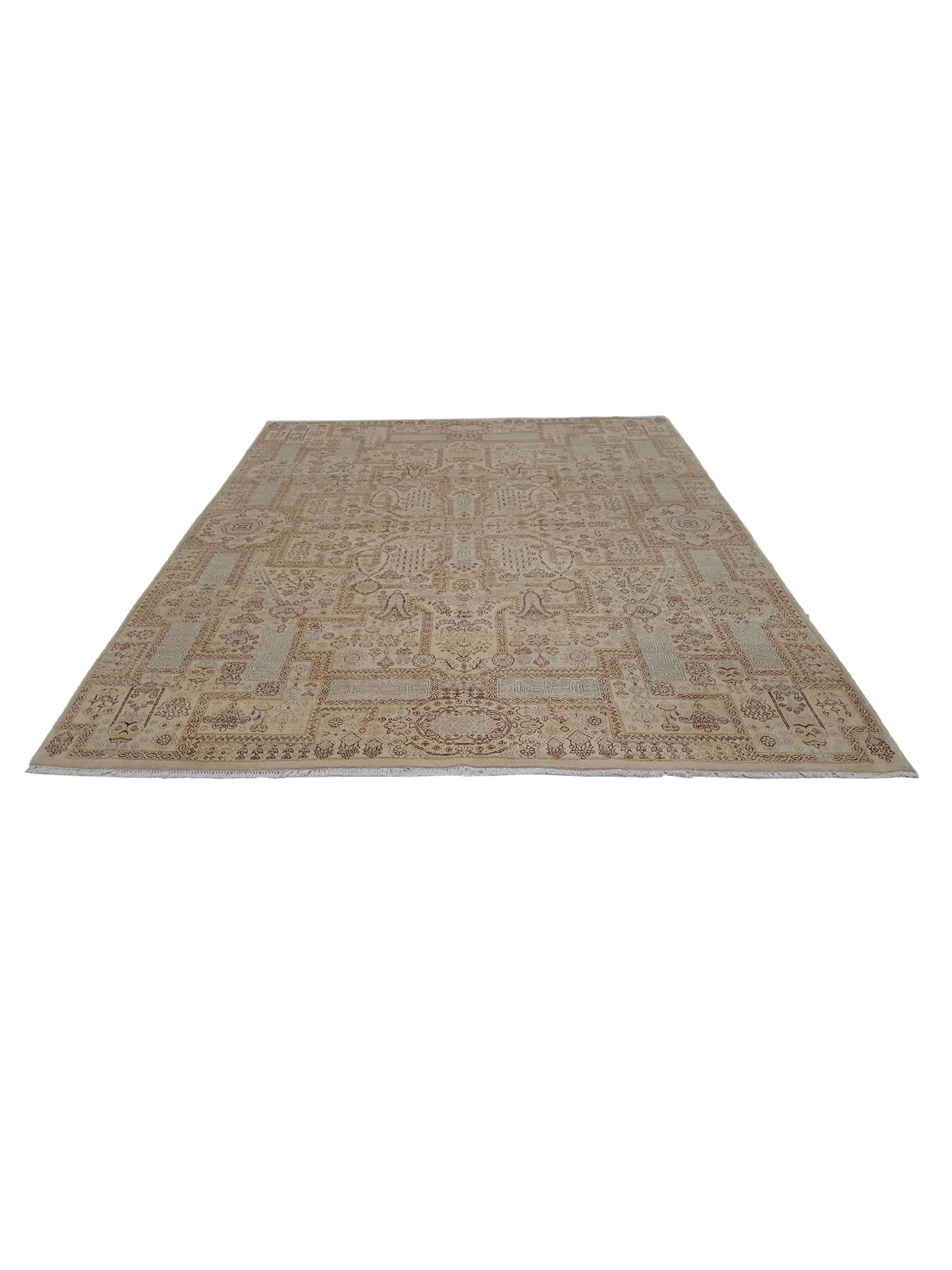 Jewel Hand Knotted Beige 8x10 - Image 2 of 6