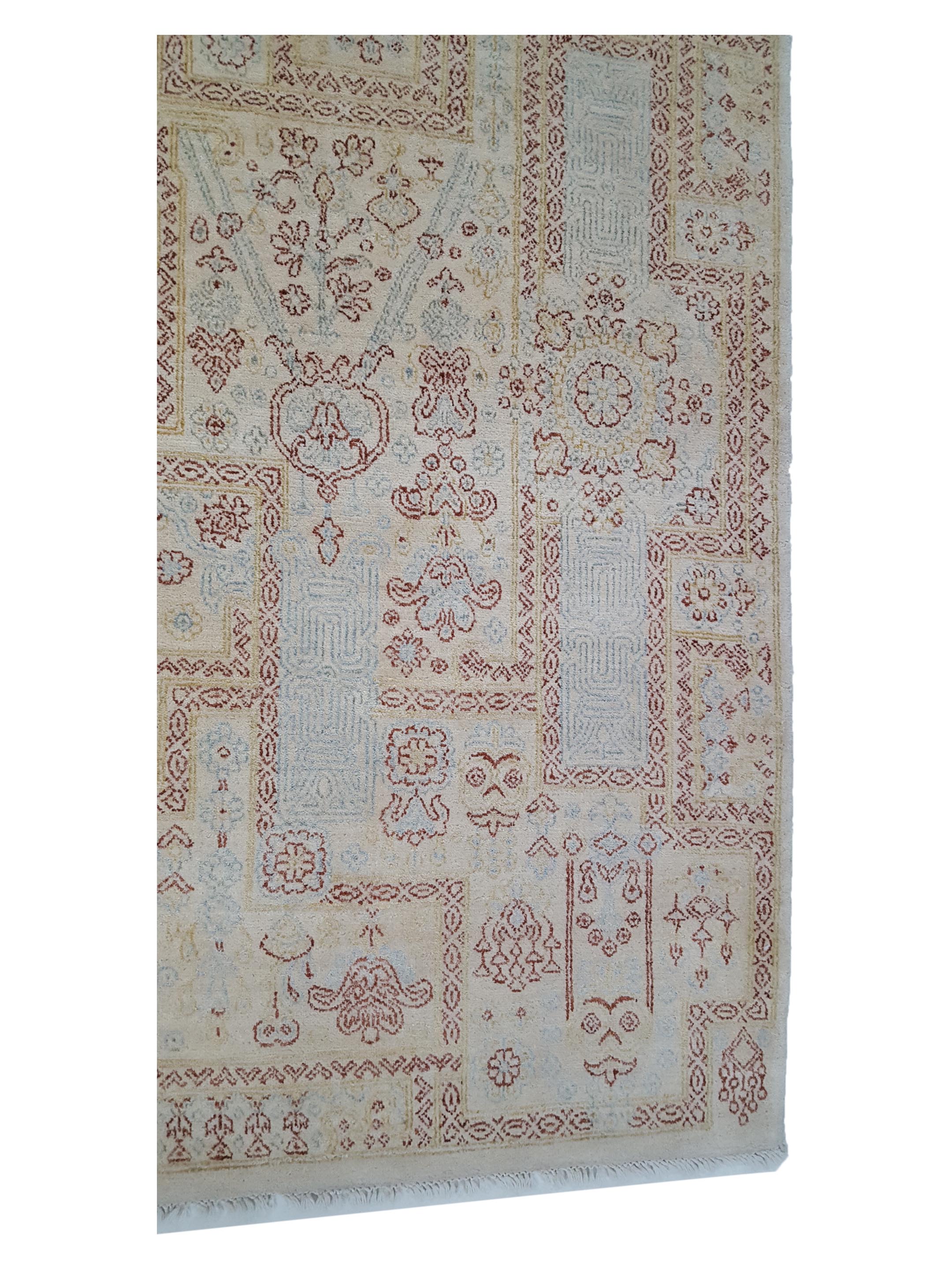 Jewel Hand Knotted Beige 8x10 - Image 4 of 6