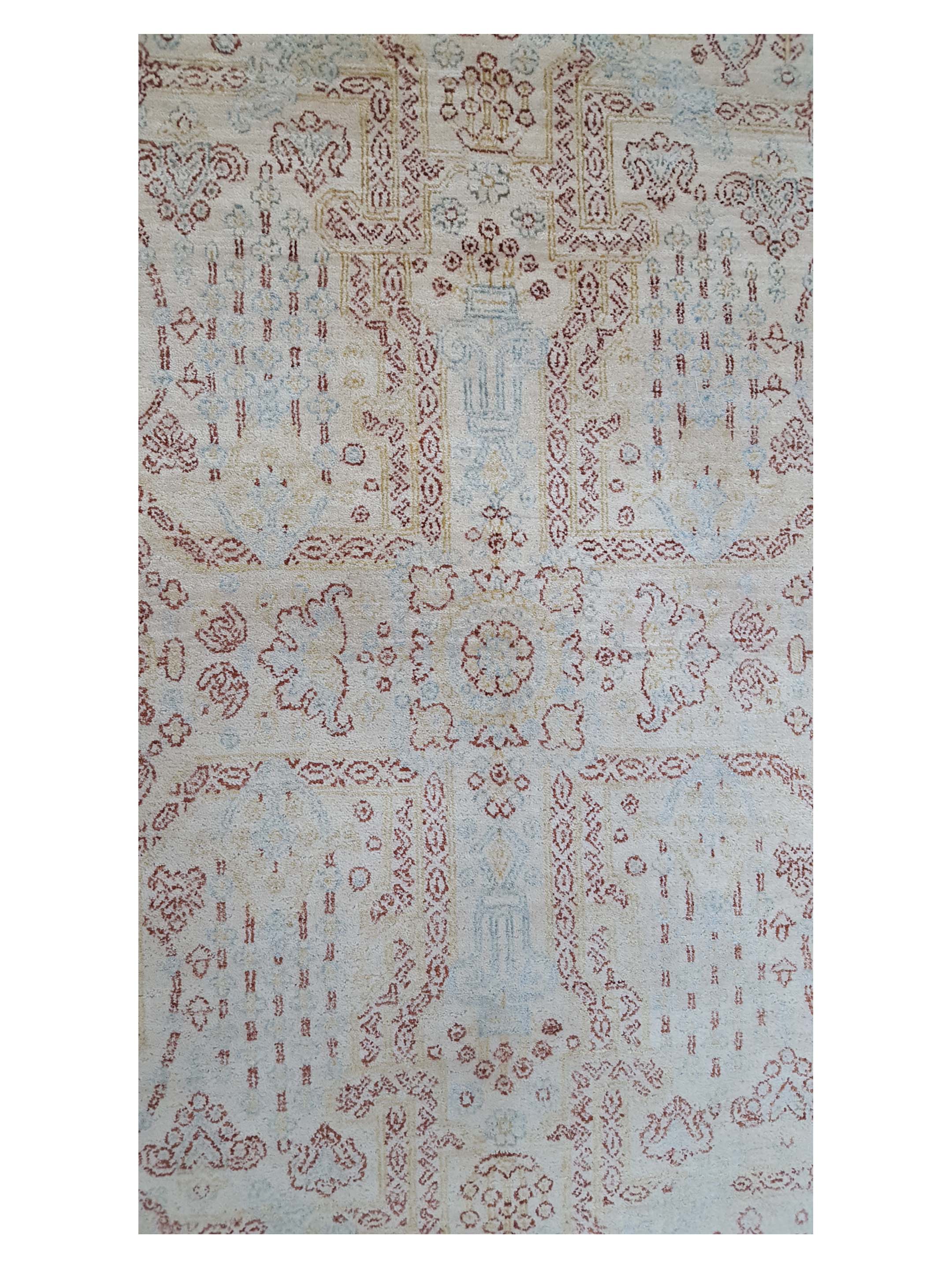 Jewel Hand Knotted Beige 8x10 - Image 5 of 6