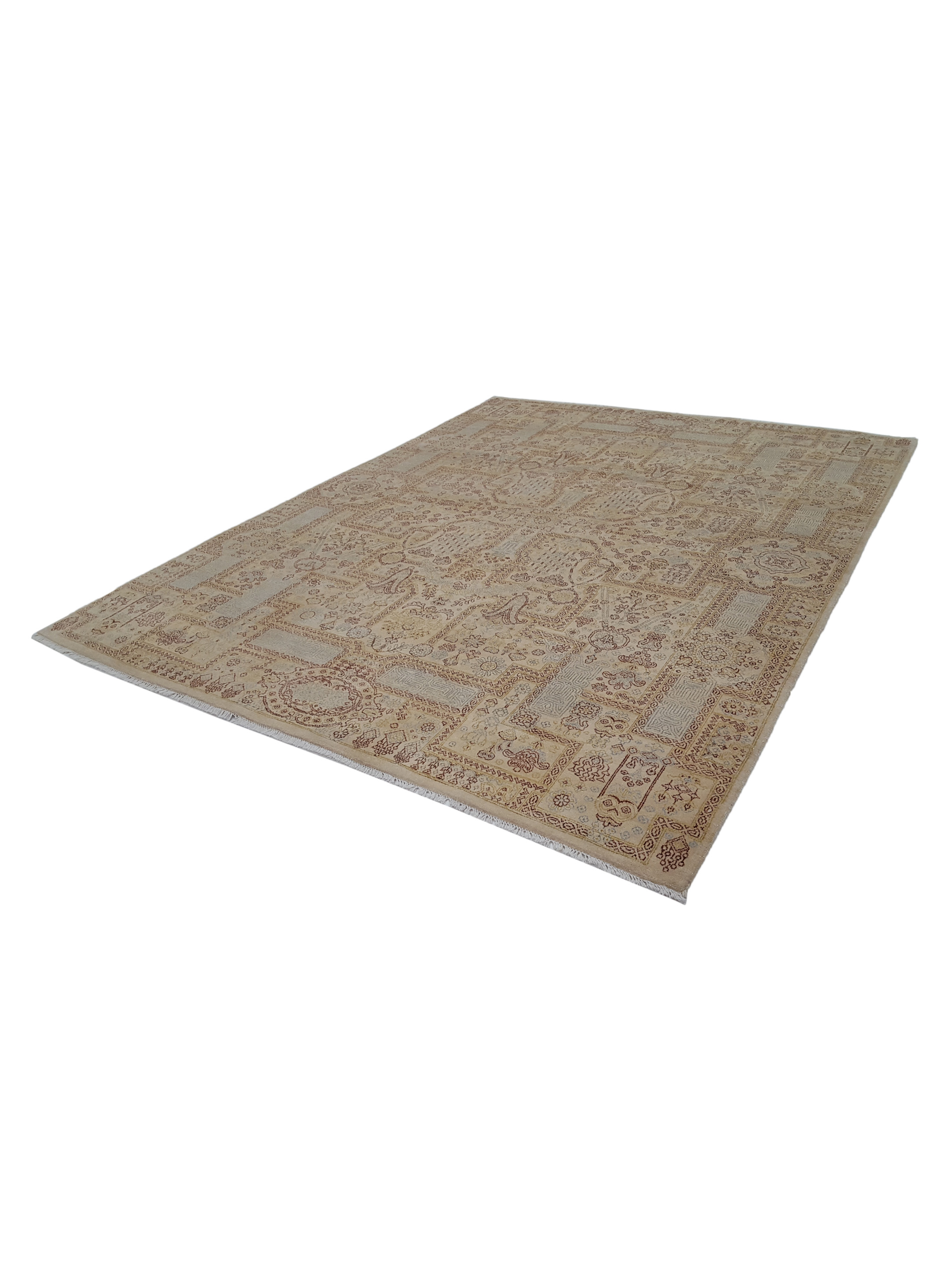 Jewel Hand Knotted Beige 8x10 - Image 6 of 6