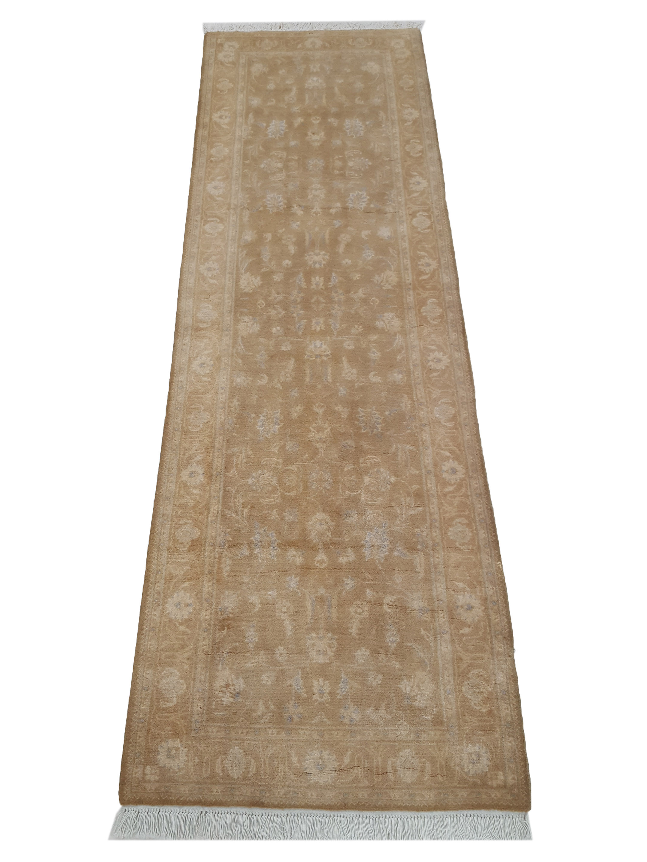 Classic Hand Knotted Beige 2.6x8 - Image 2 of 6