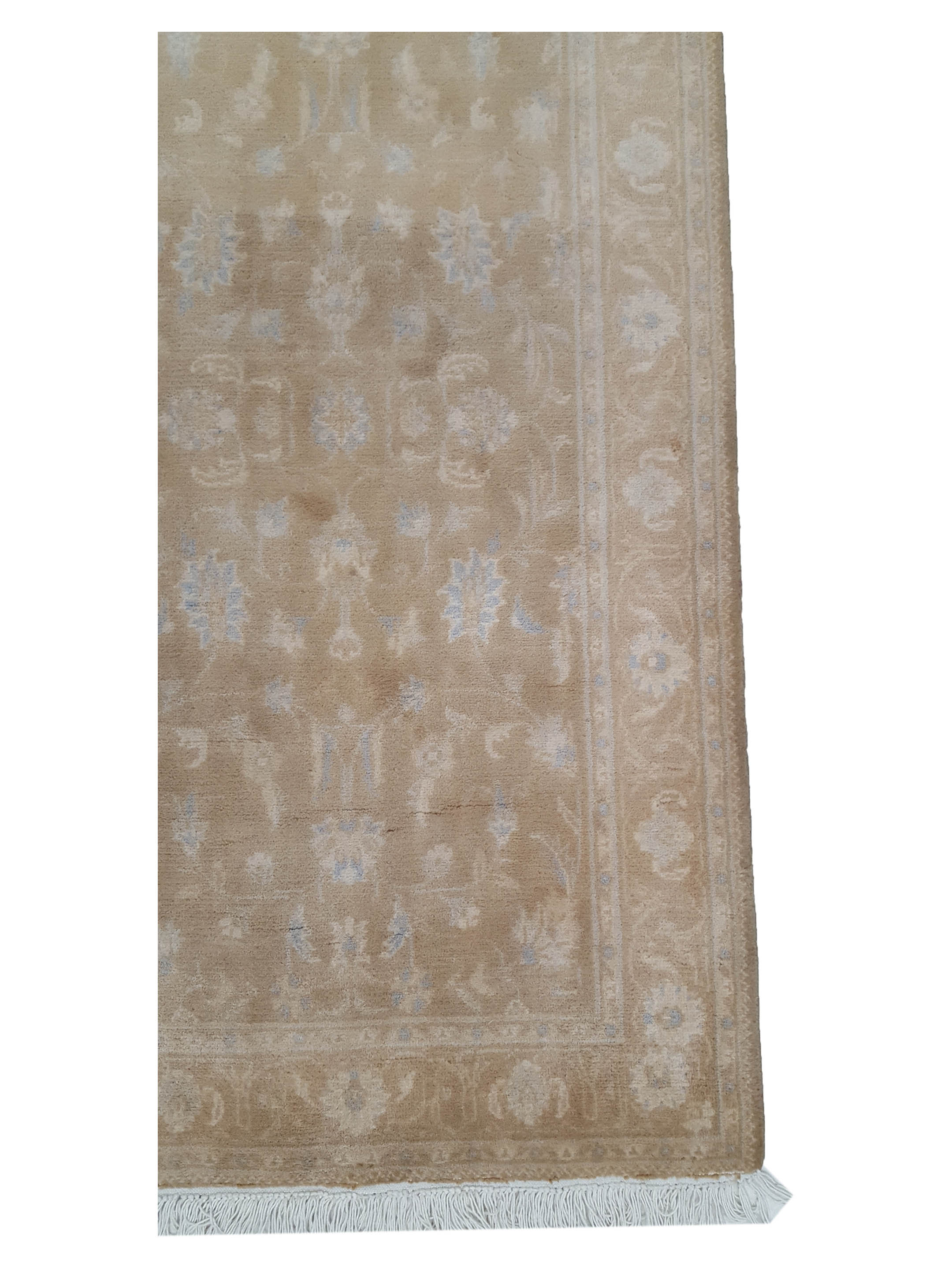 Classic Hand Knotted Beige 2.6x8 - Image 4 of 6