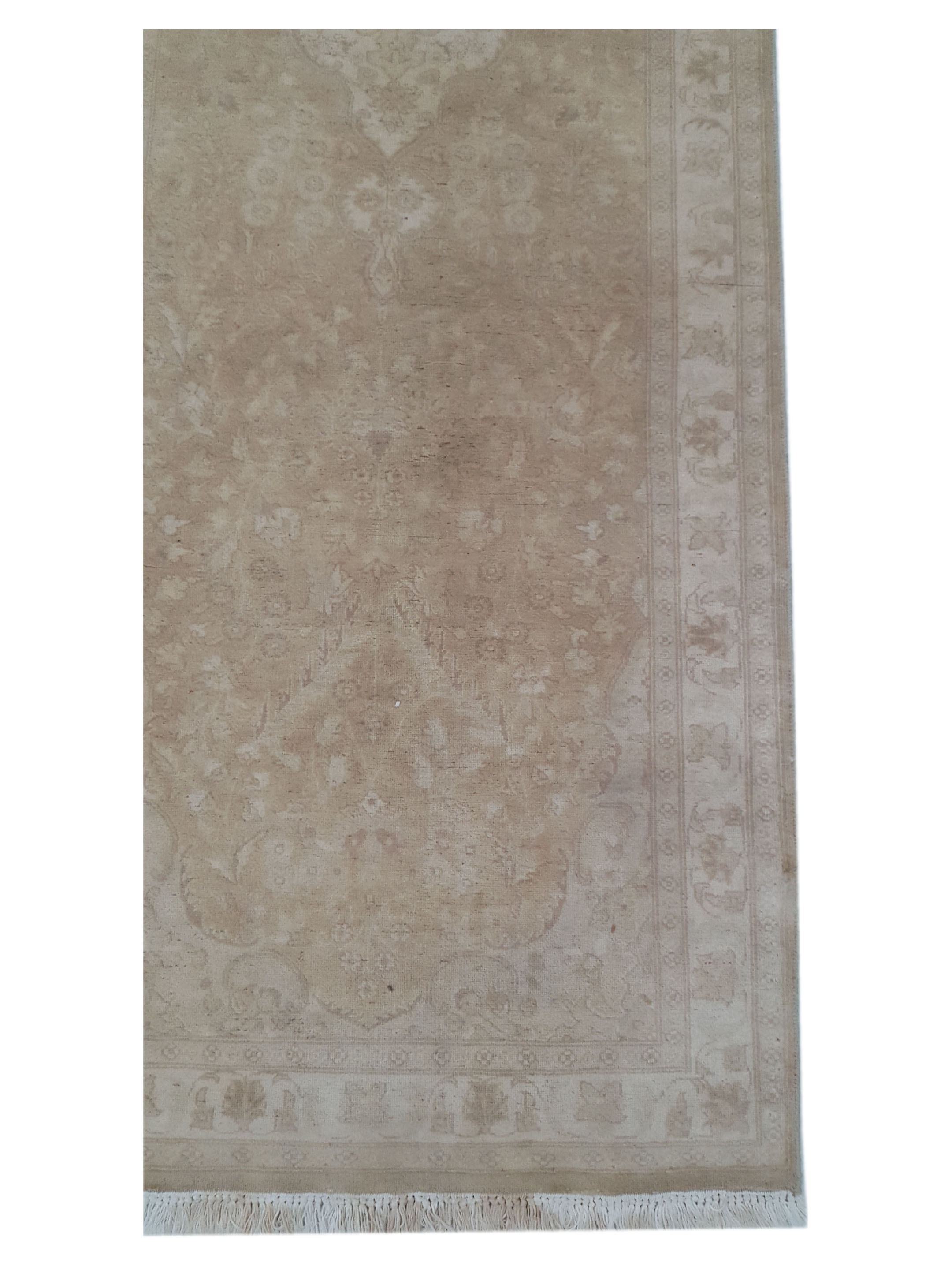 Classic Hand Knotted Beige 2.6x9 - Image 4 of 6