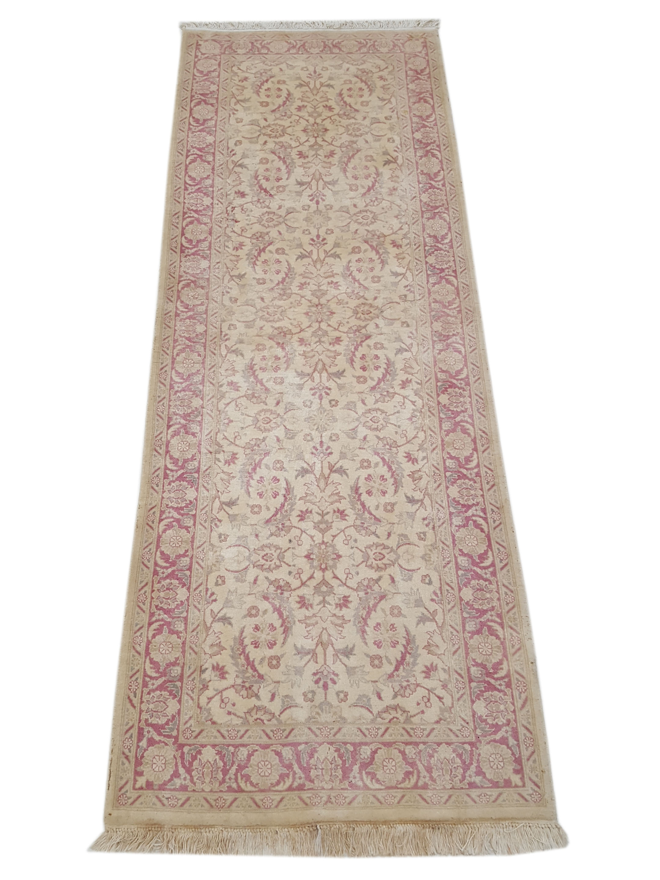 Classic Hand Knotted Ivory 3x7 - Image 2 of 6