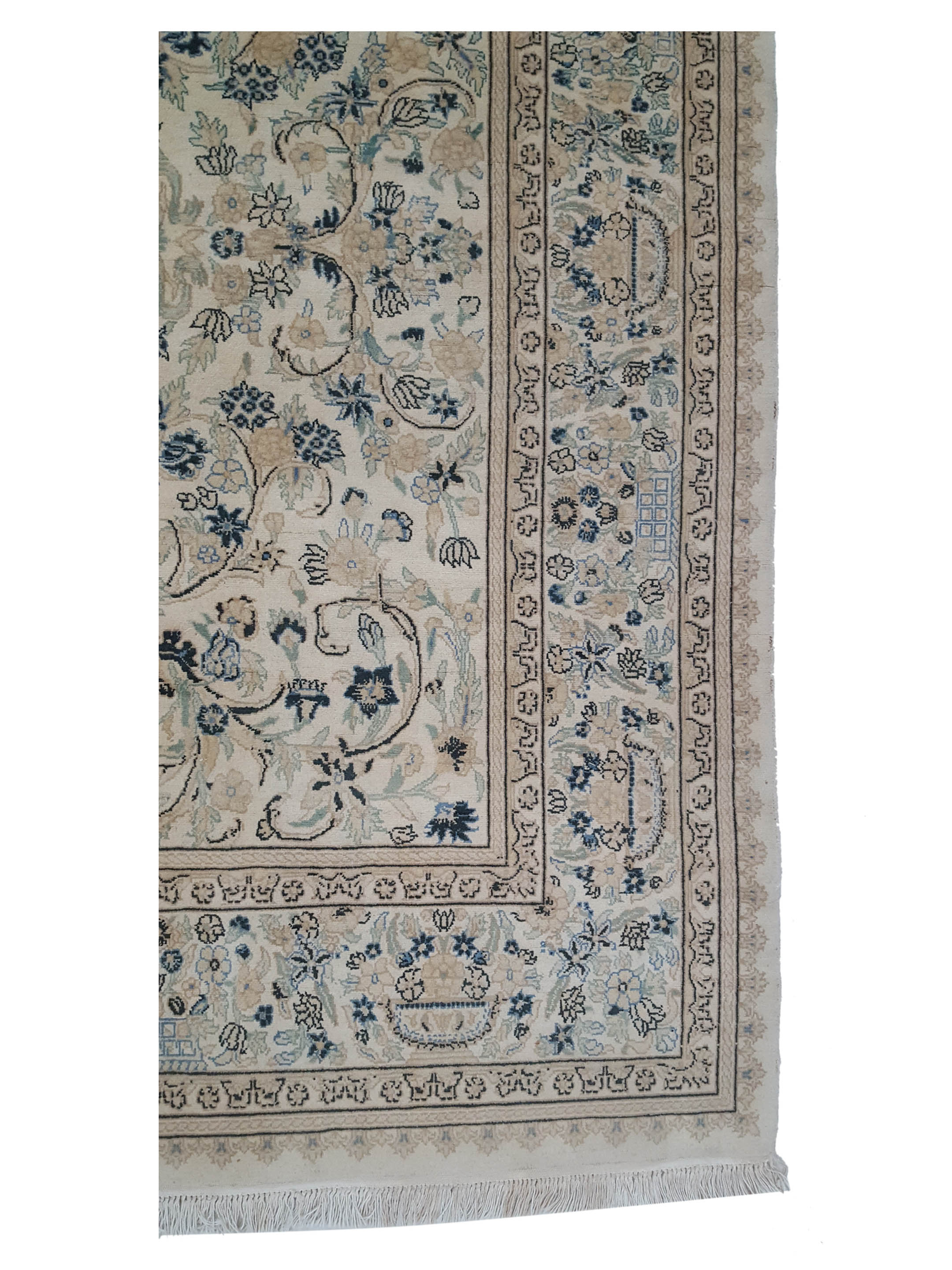Classic Hand Knotted Ivory 6x6 - Image 4 of 6