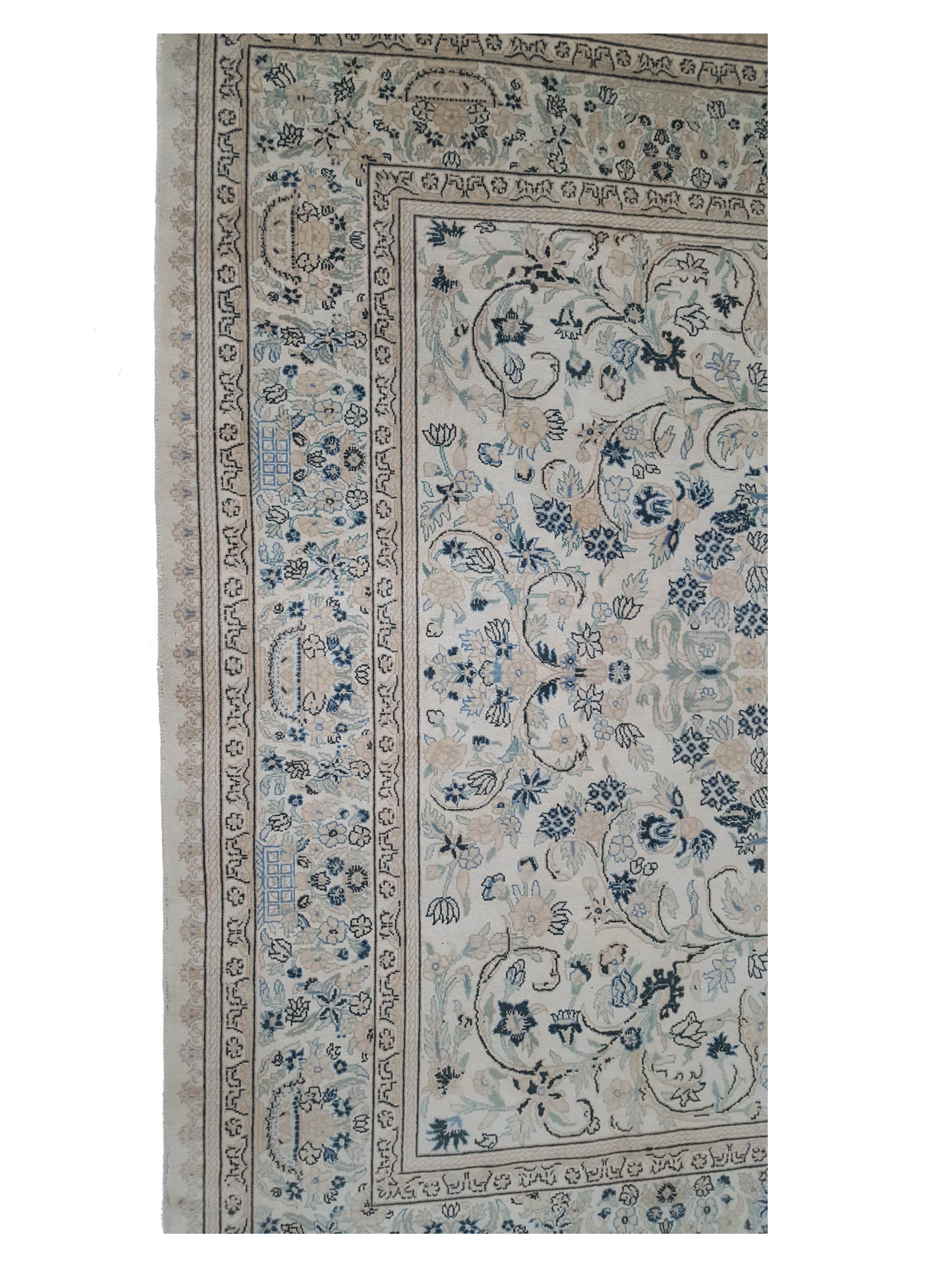 Classic Hand Knotted Ivory 6x6 - Image 5 of 6