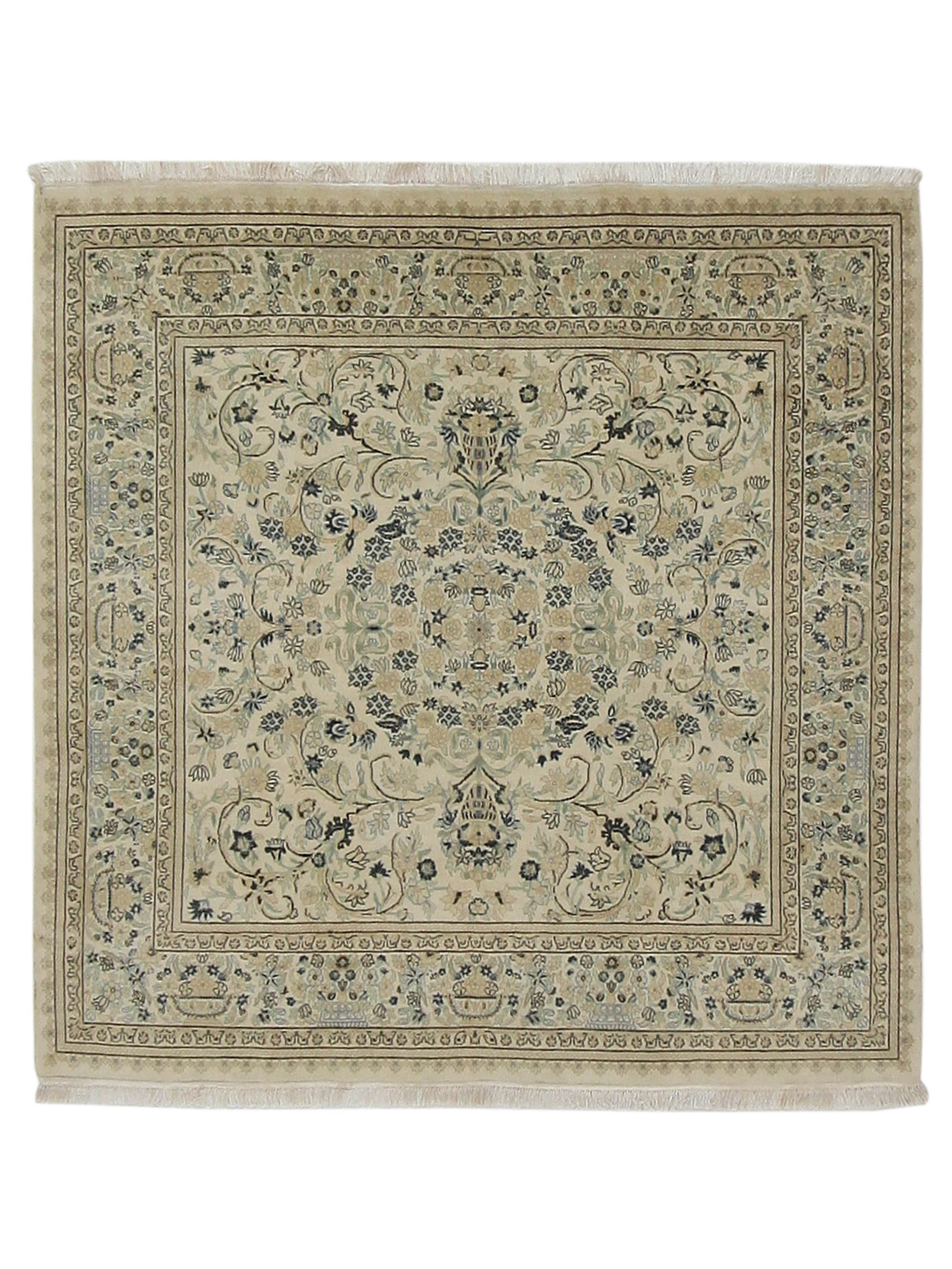 Classic Hand Knotted Ivory 6x6
