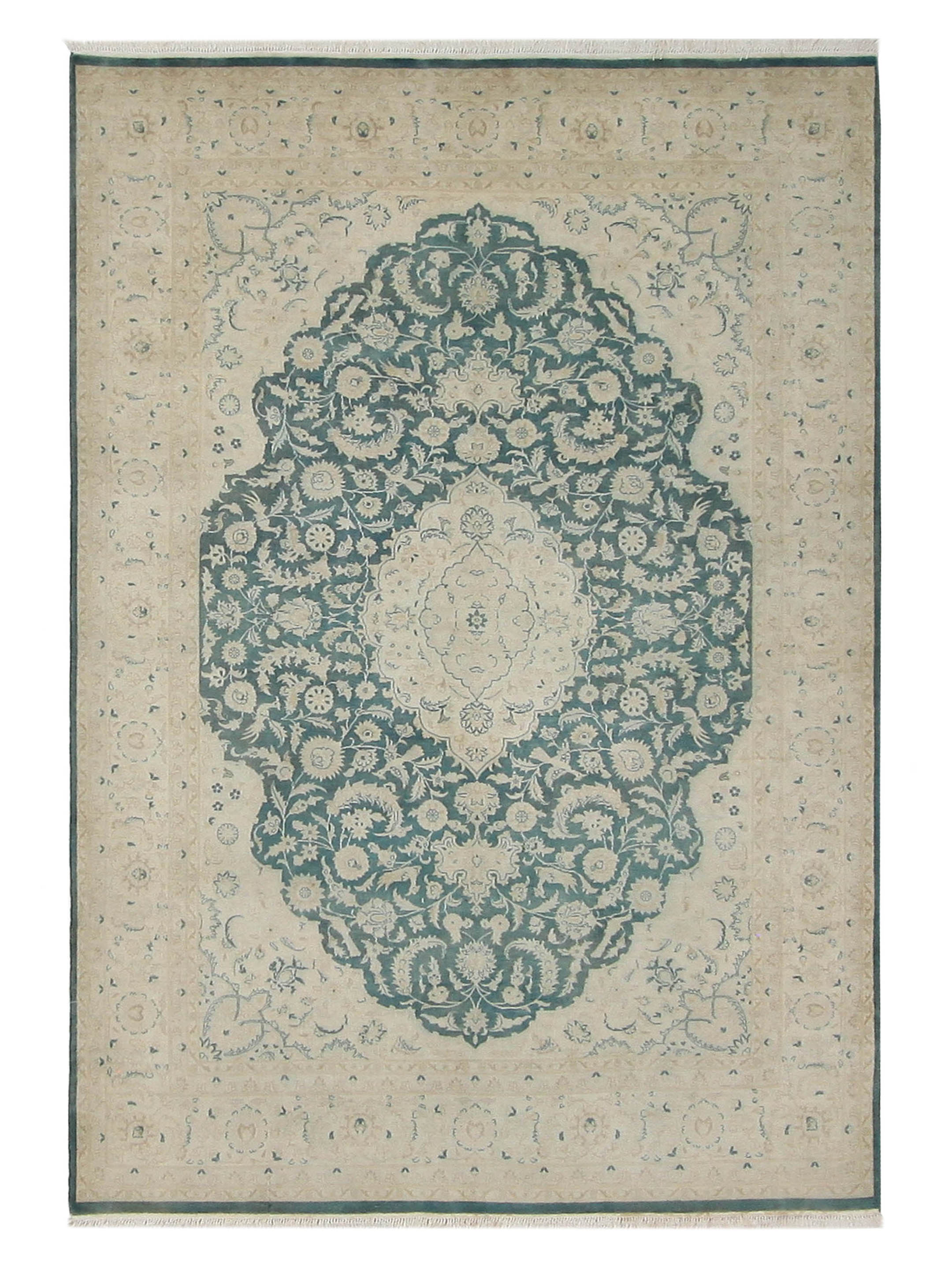 Classic Hand Knotted Green 6x9