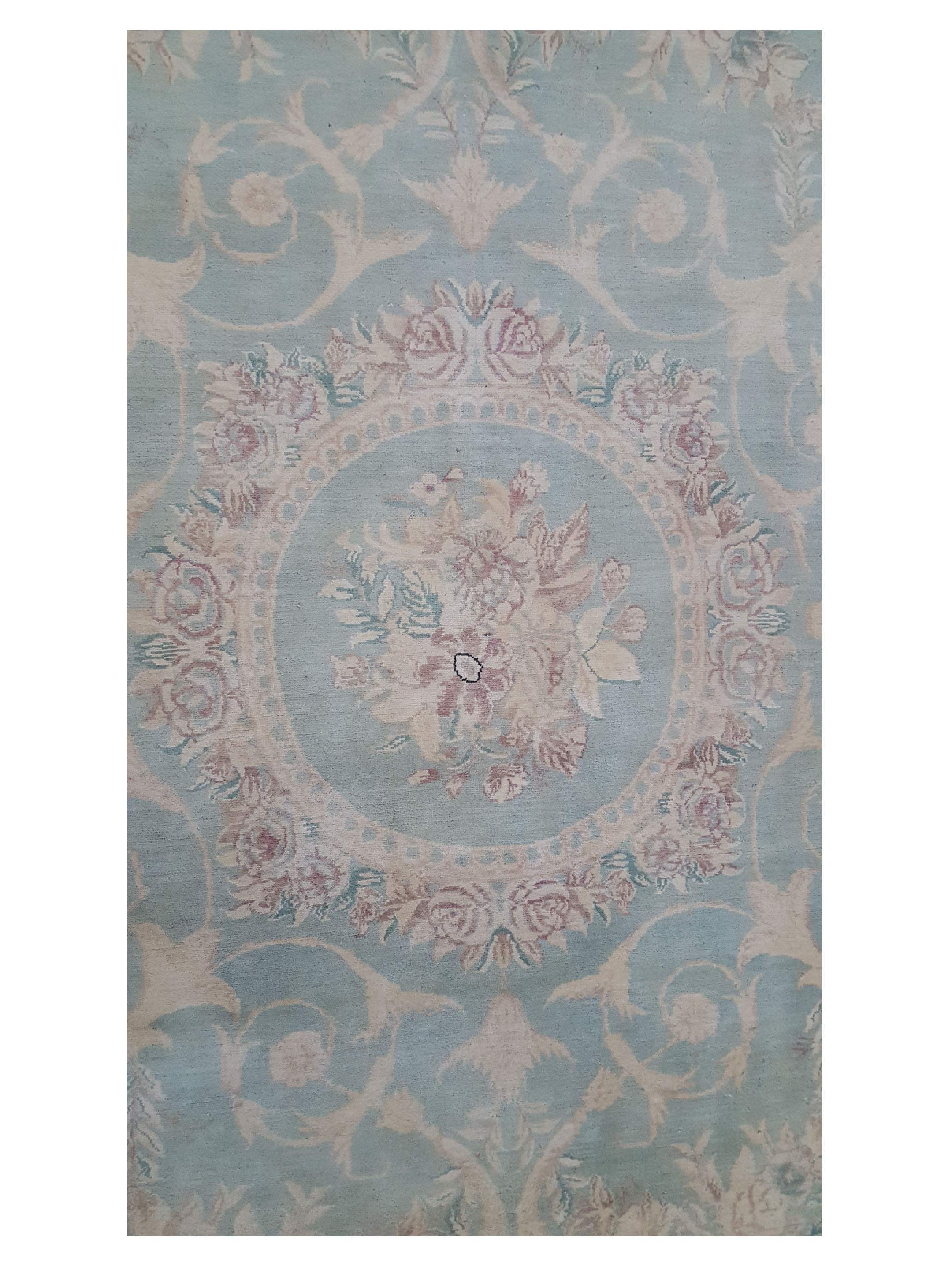 Classic Hand Knotted Green 9x12 - Image 5 of 6