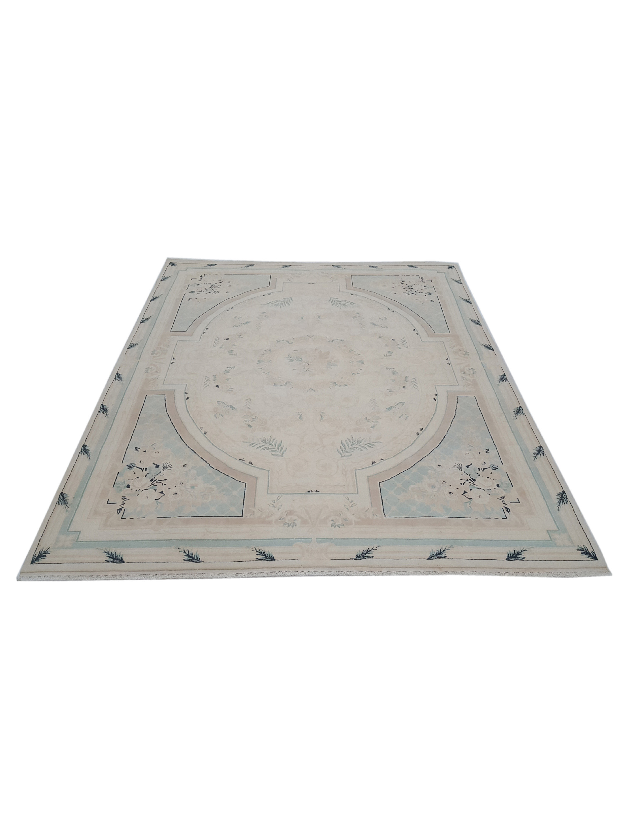 Classic Hand Knotted Ivory 9x12 - Image 2 of 6