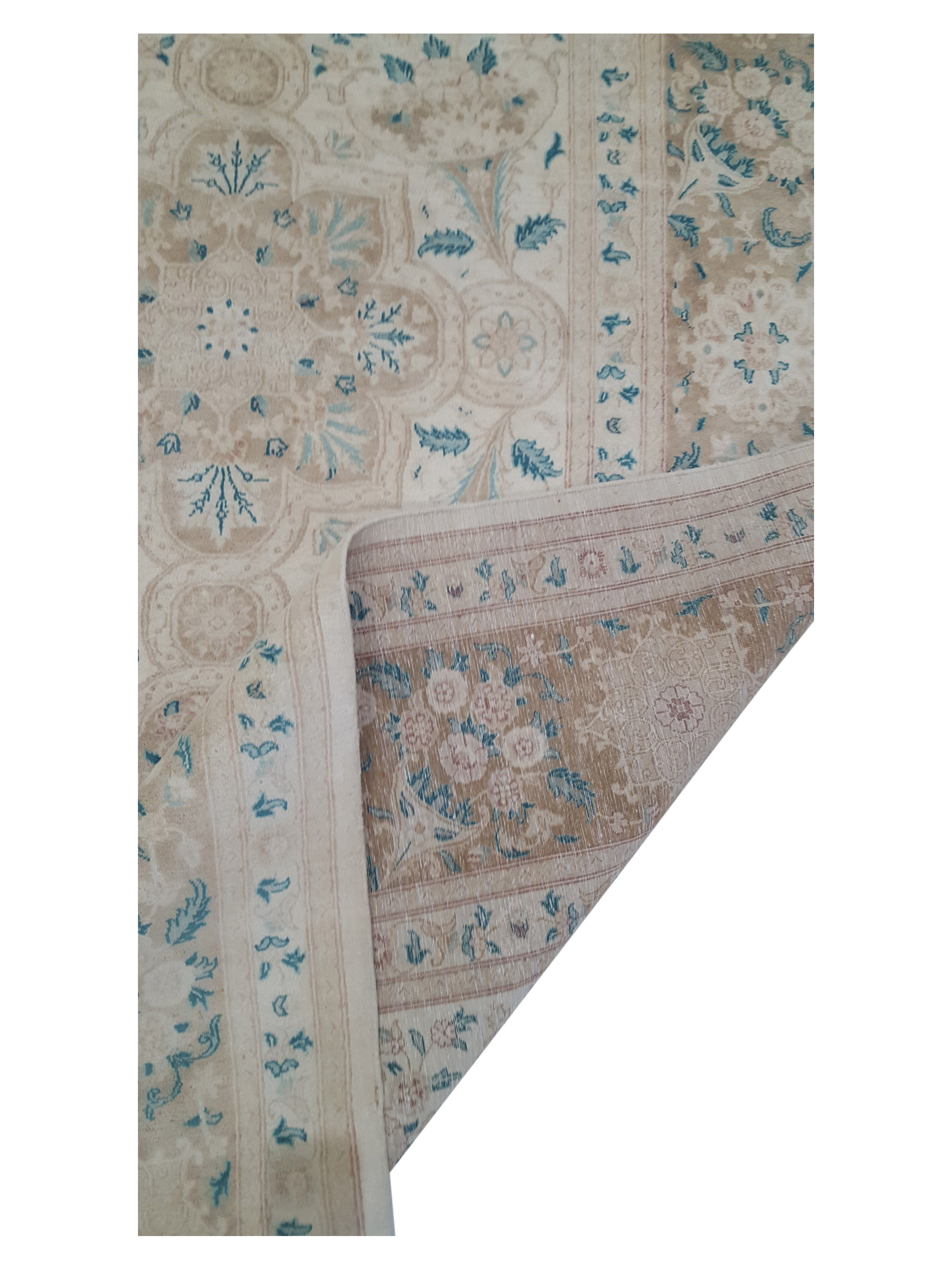 Classic Hand Knotted Ivory 10x14 - Image 3 of 6