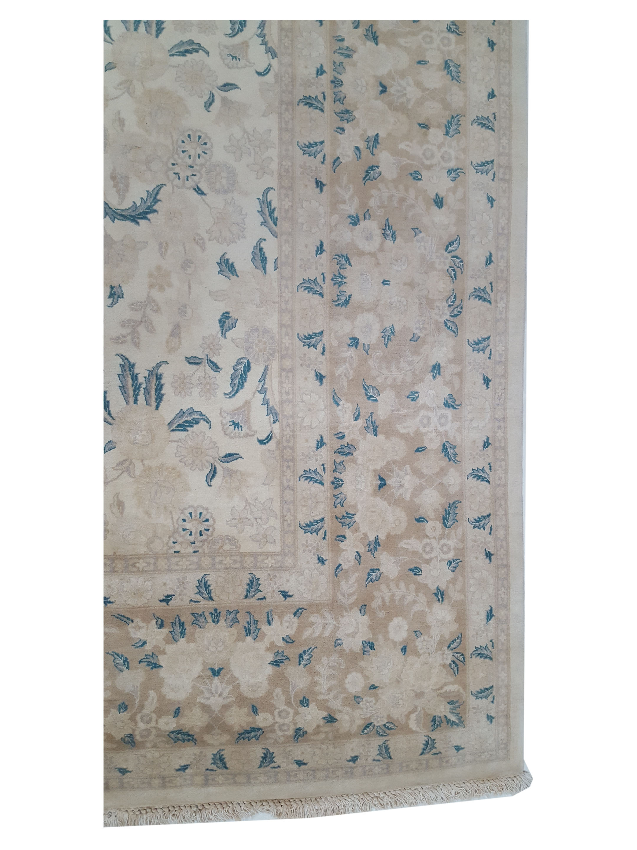 Classic Hand Knotted Ivory 11x15 - Image 4 of 6