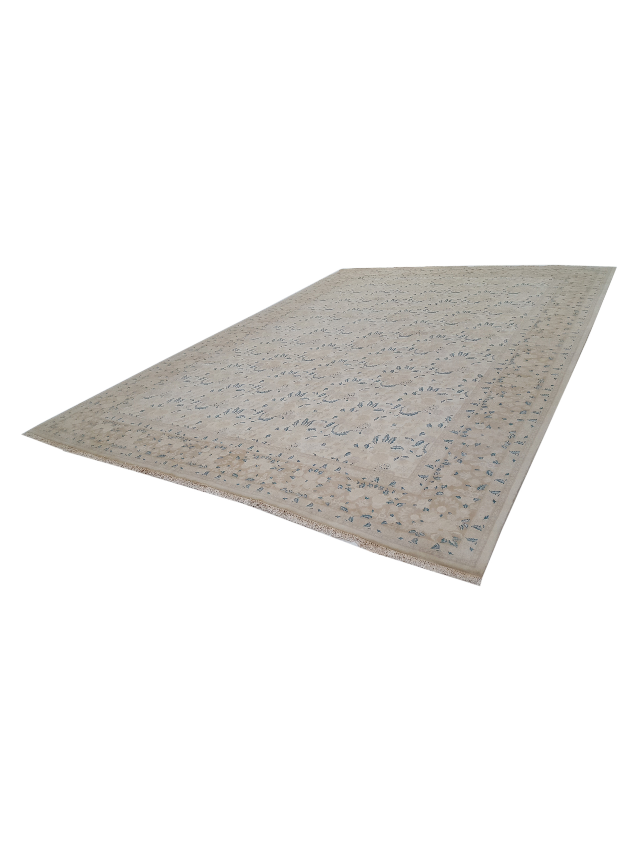 Classic Hand Knotted Ivory 11x15 - Image 6 of 6