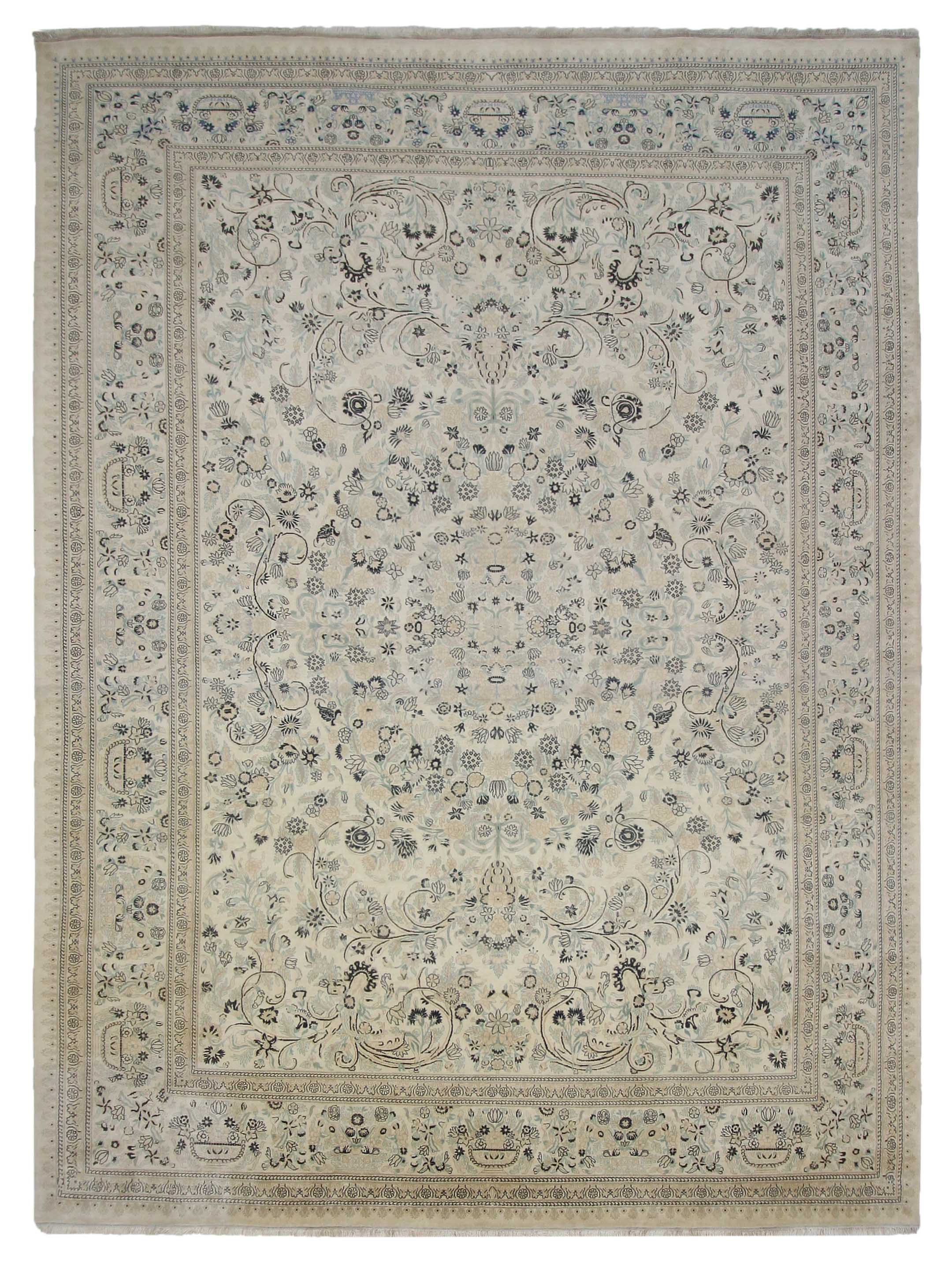 Classic Hand Knotted Ivory 12x18
