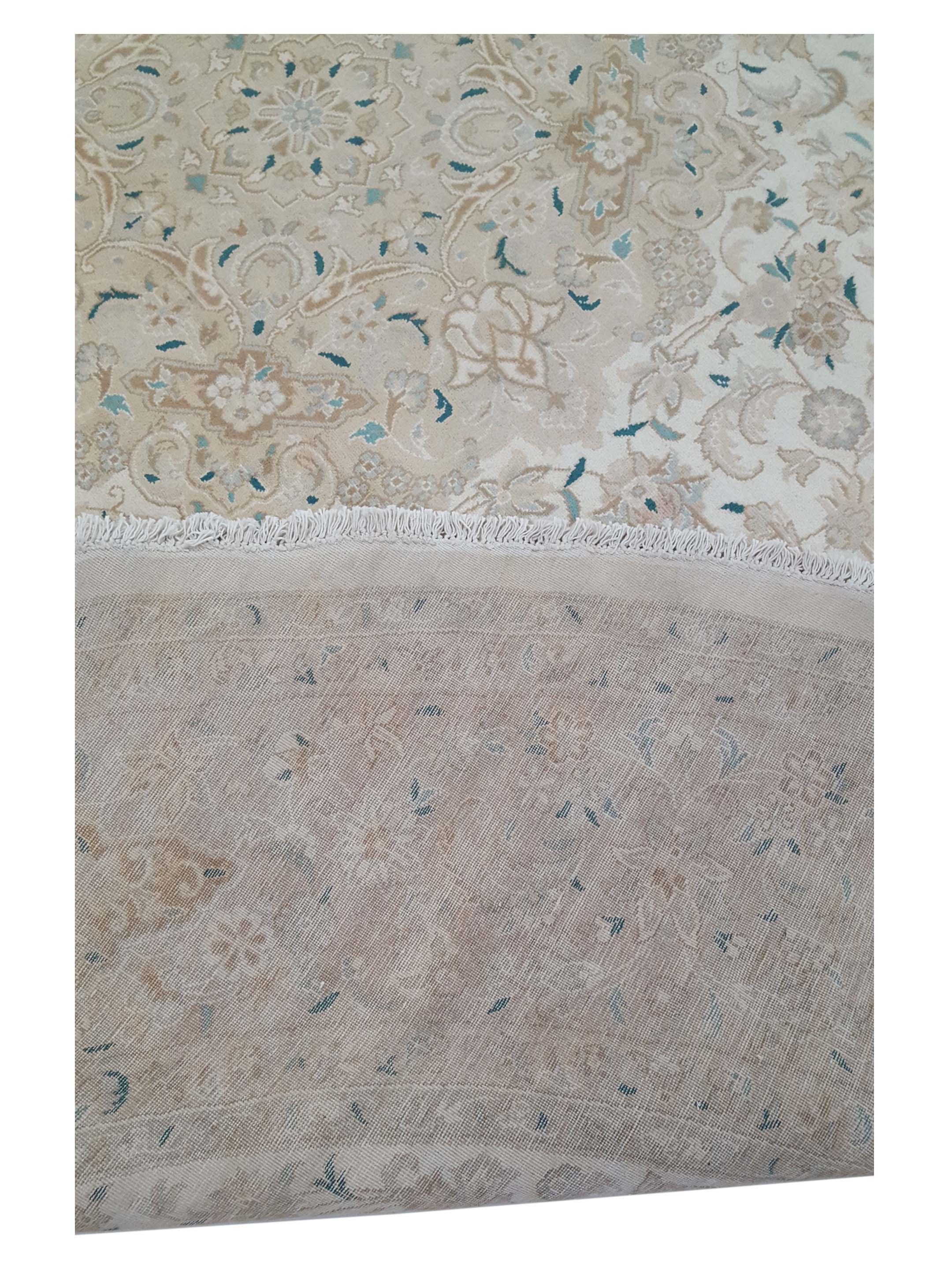 Classic Hand Knotted Beige 13x13 - Image 3 of 6