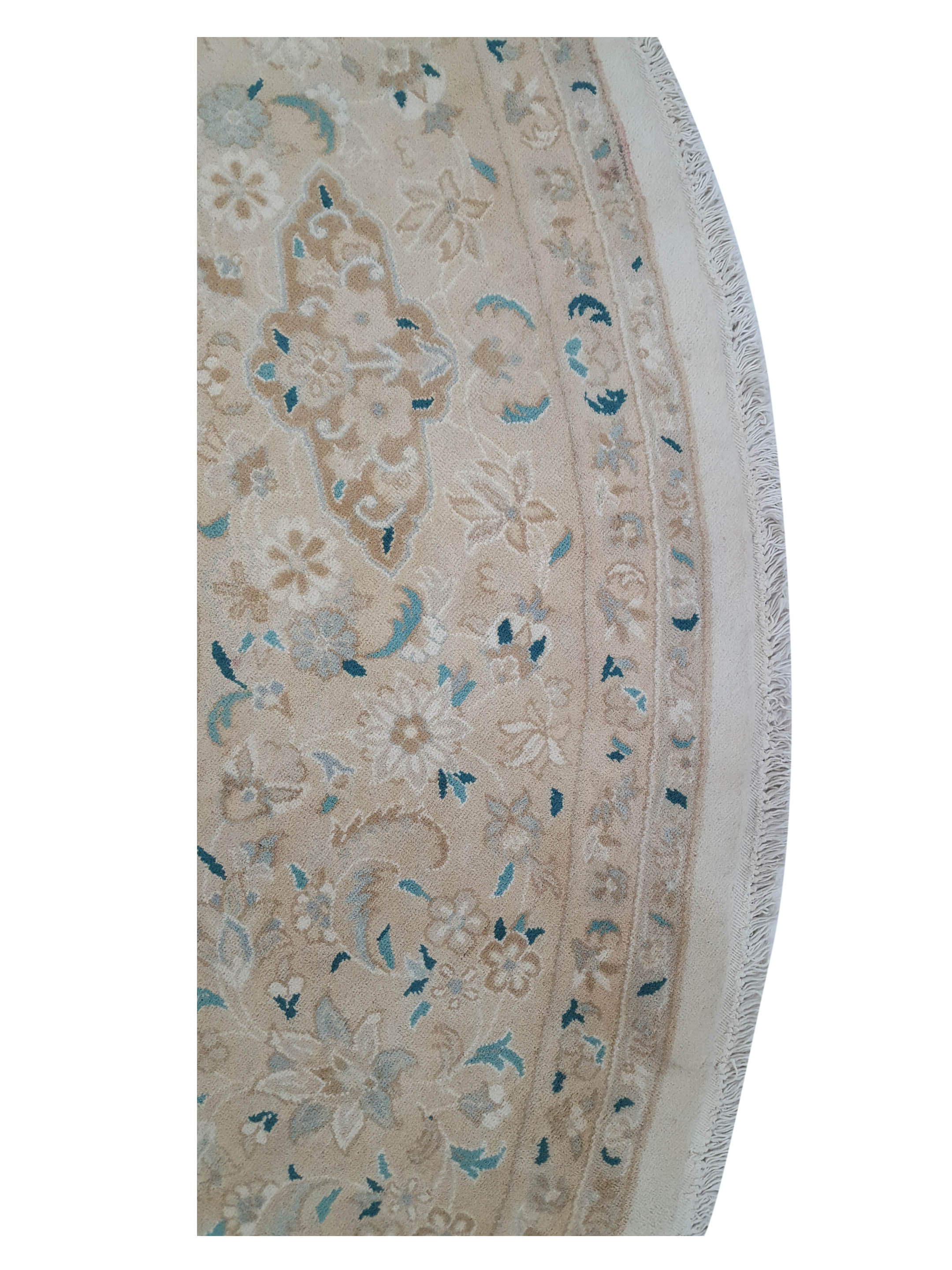 Classic Hand Knotted Beige 13x13 - Image 4 of 6
