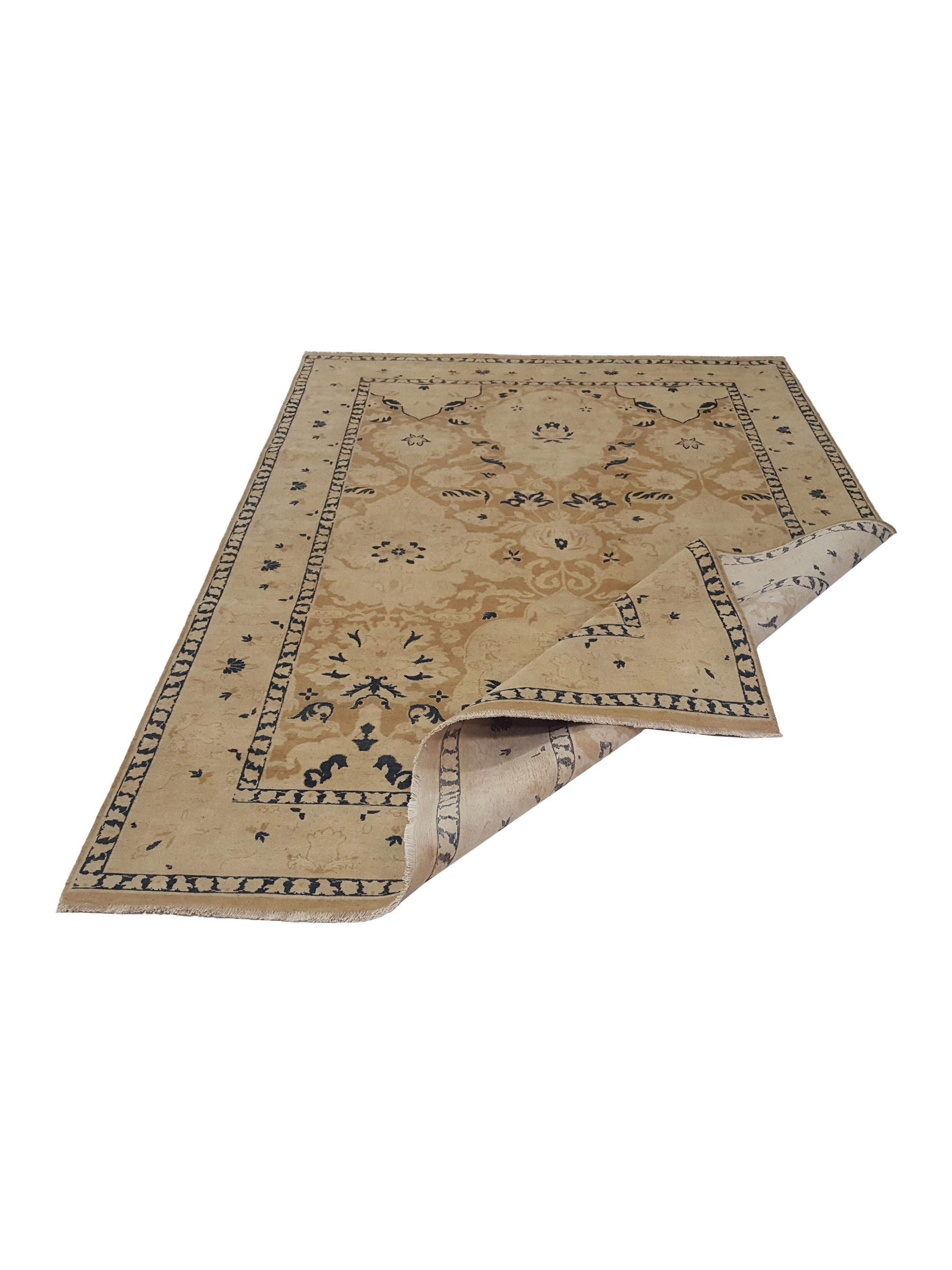 Ziegler Hand Knotted Lt.Brown 6x9 - Image 3 of 6