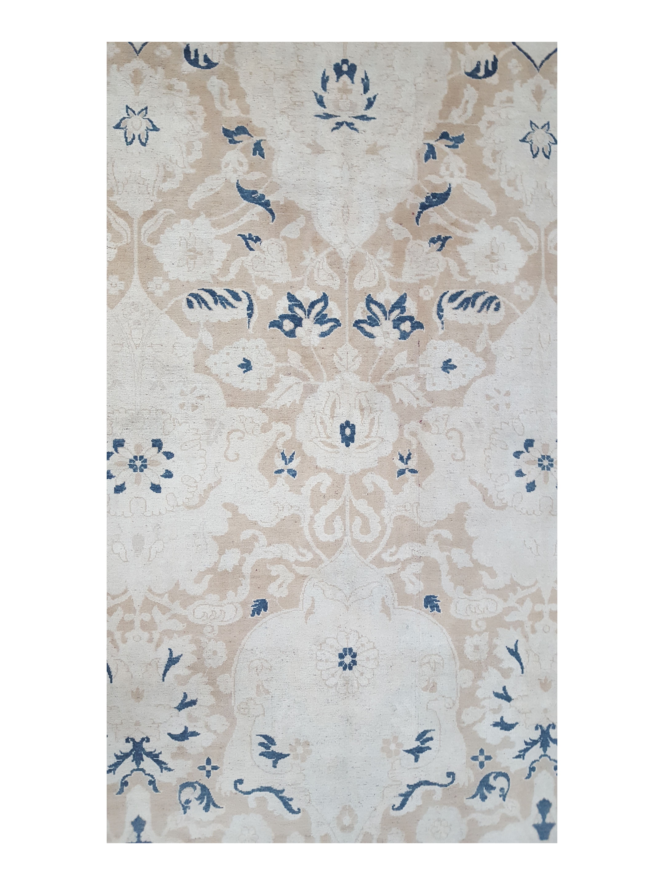 Ziegler Hand Knotted Lt.Brown 6x9 - Image 5 of 6