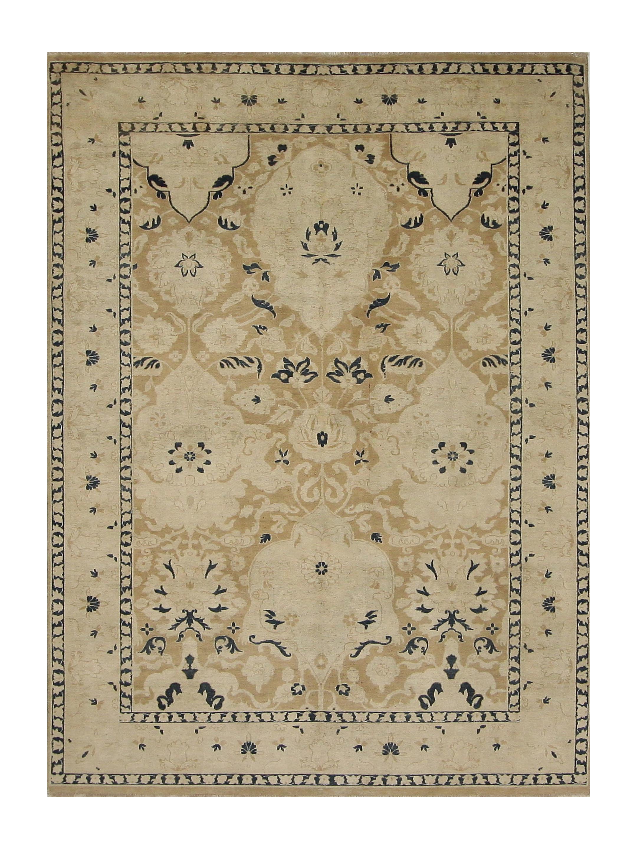 Ziegler Hand Knotted Lt.Brown 6x9
