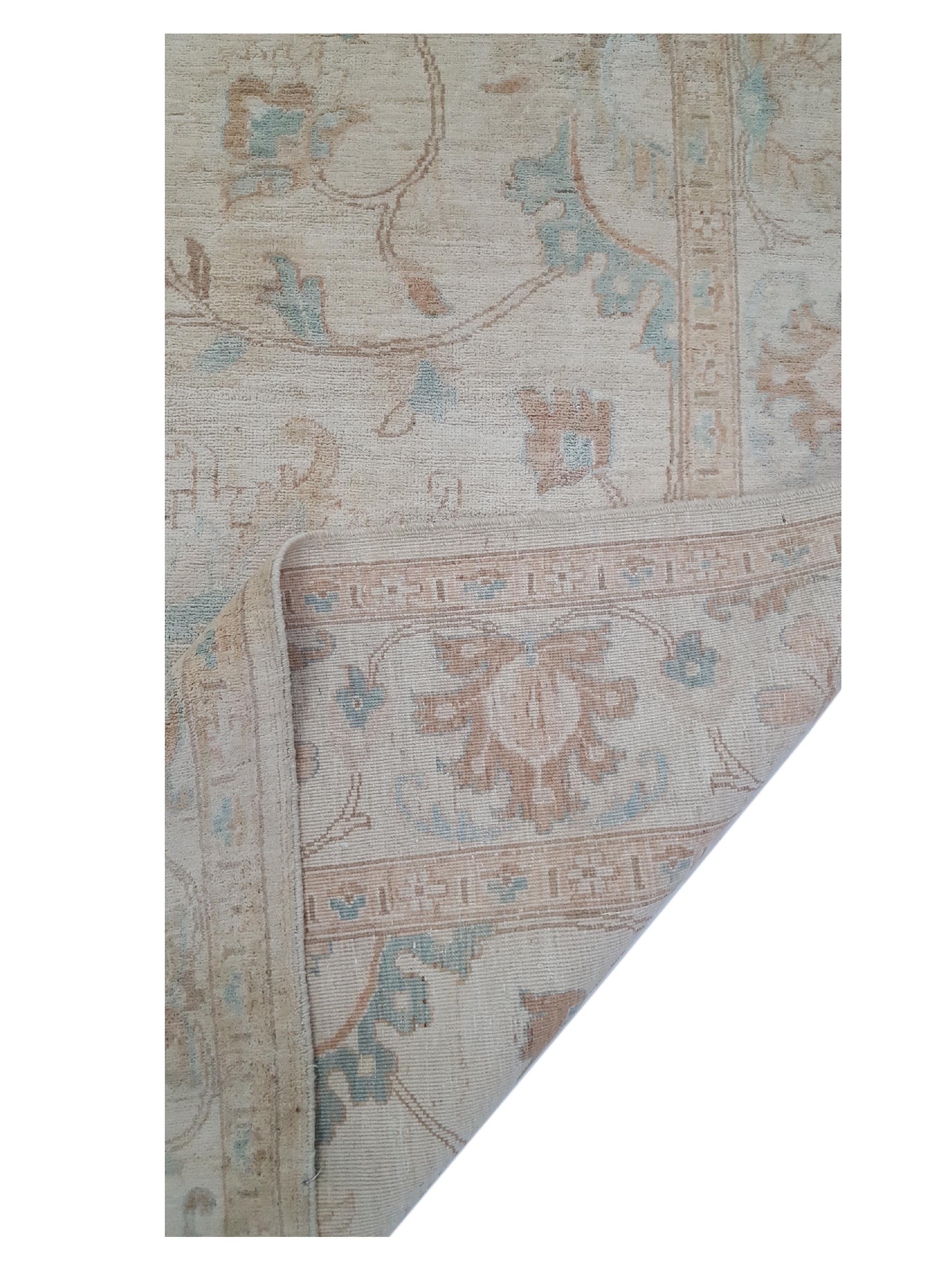 Ziegler Hand Knotted Ivory 8x10 - Image 3 of 6