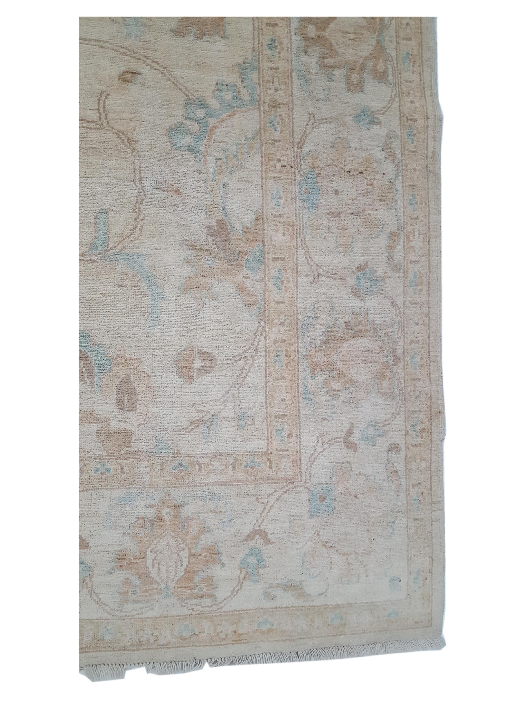 Ziegler Hand Knotted Ivory 8x10 - Image 4 of 6