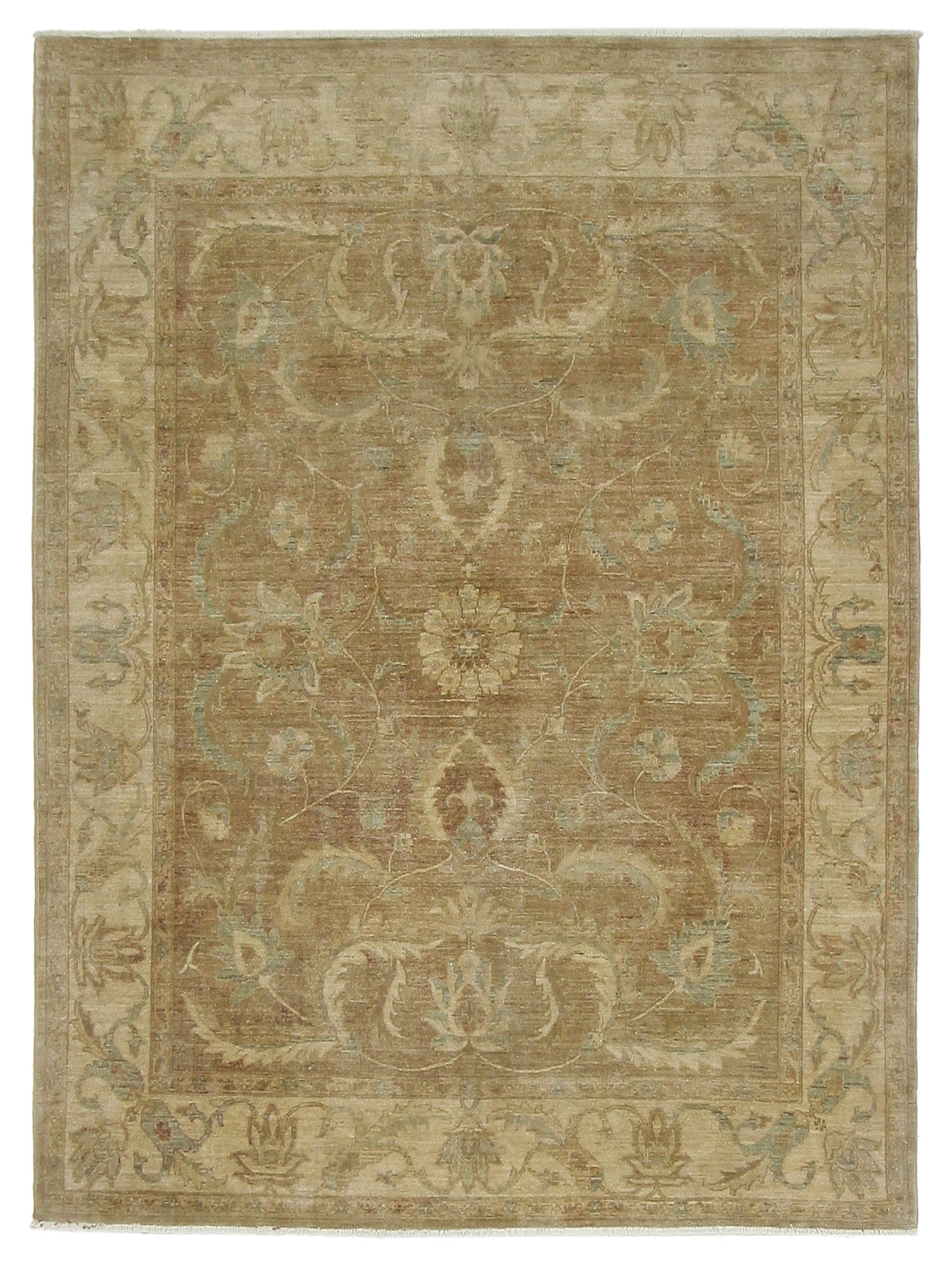 Ziegler Hand Knotted Brown 8x10