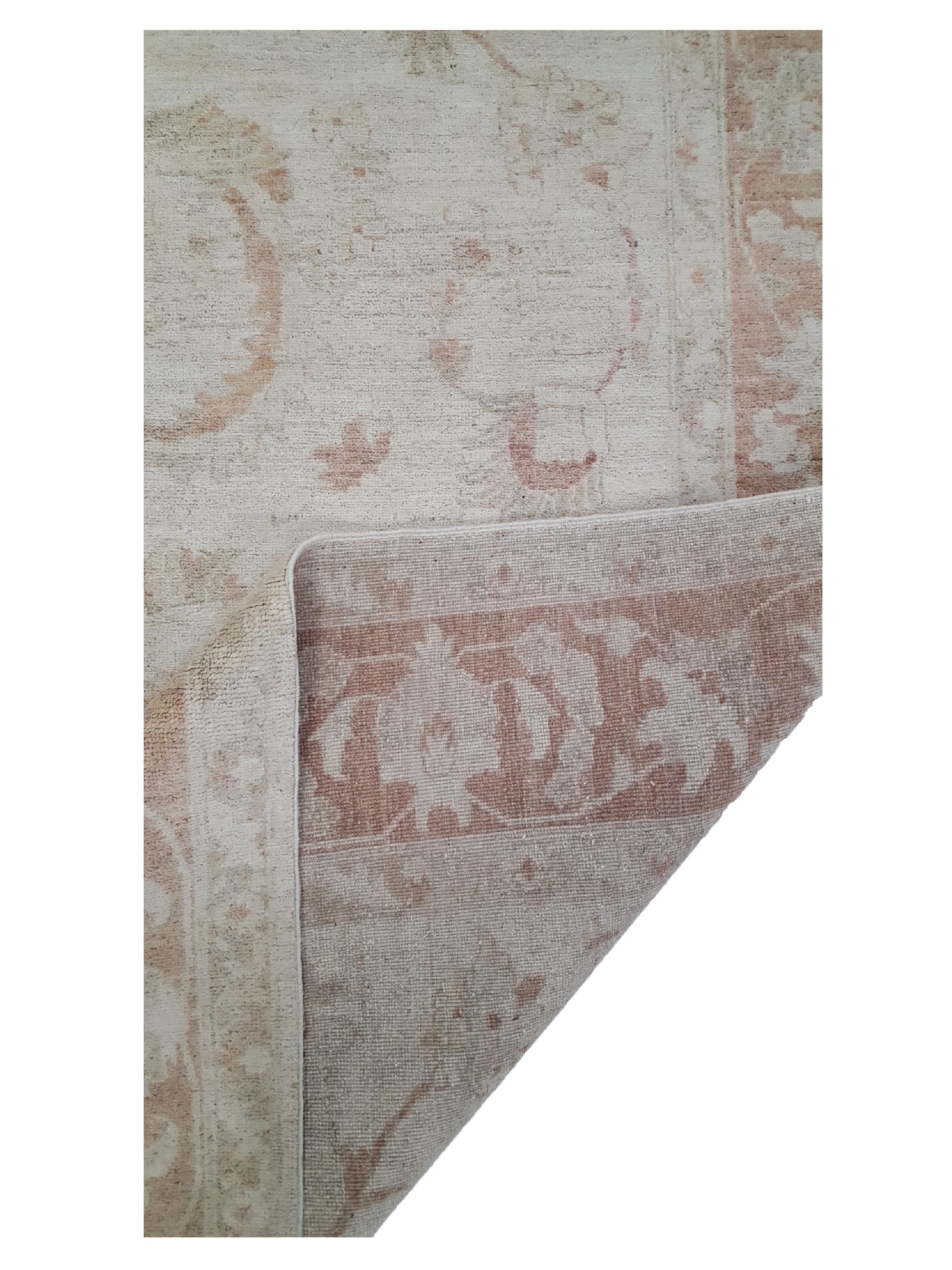 Ziegler Hand Knotted Ivory 8x11 - Image 3 of 6