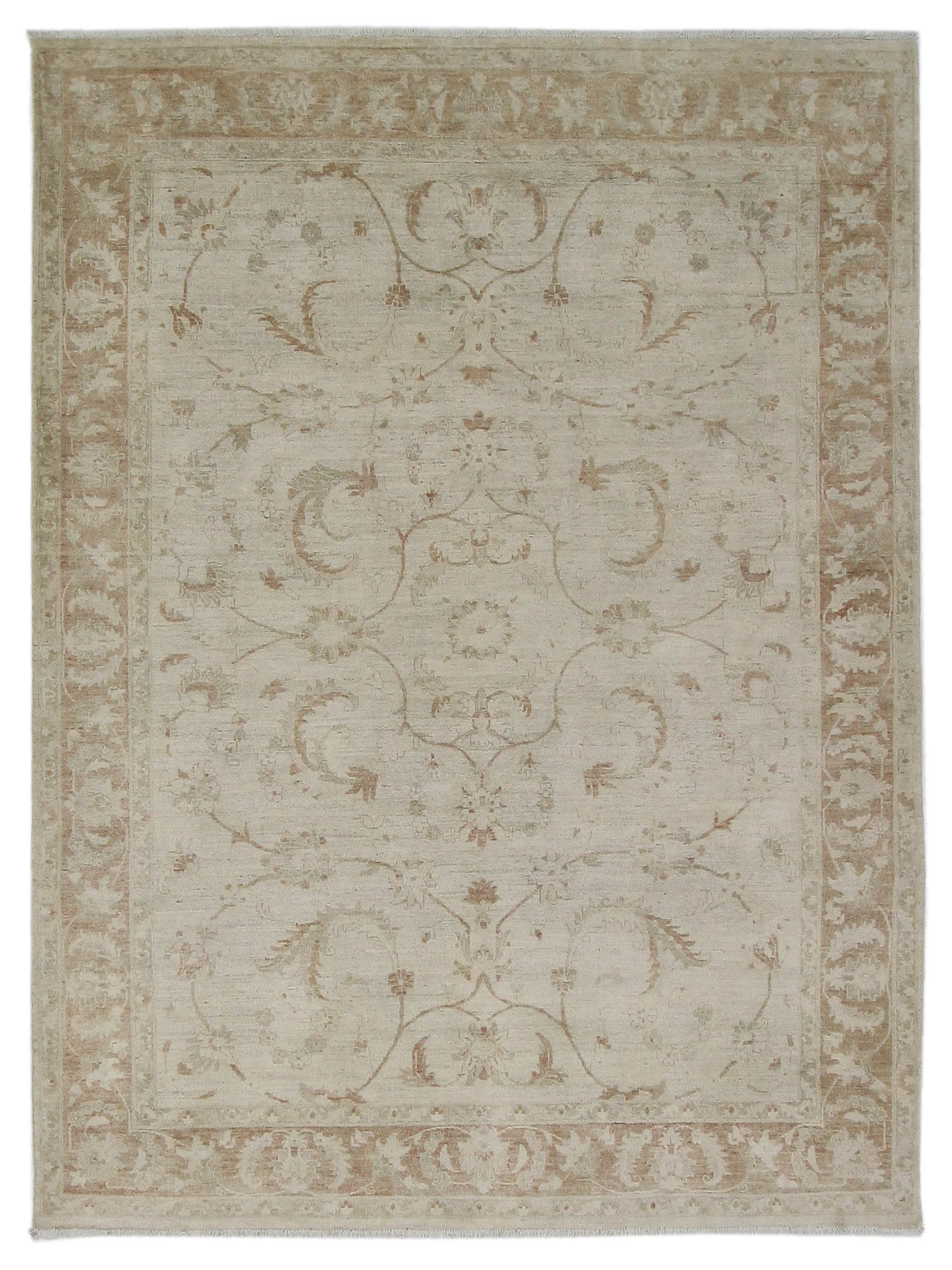 Ziegler Hand Knotted Ivory 8x11