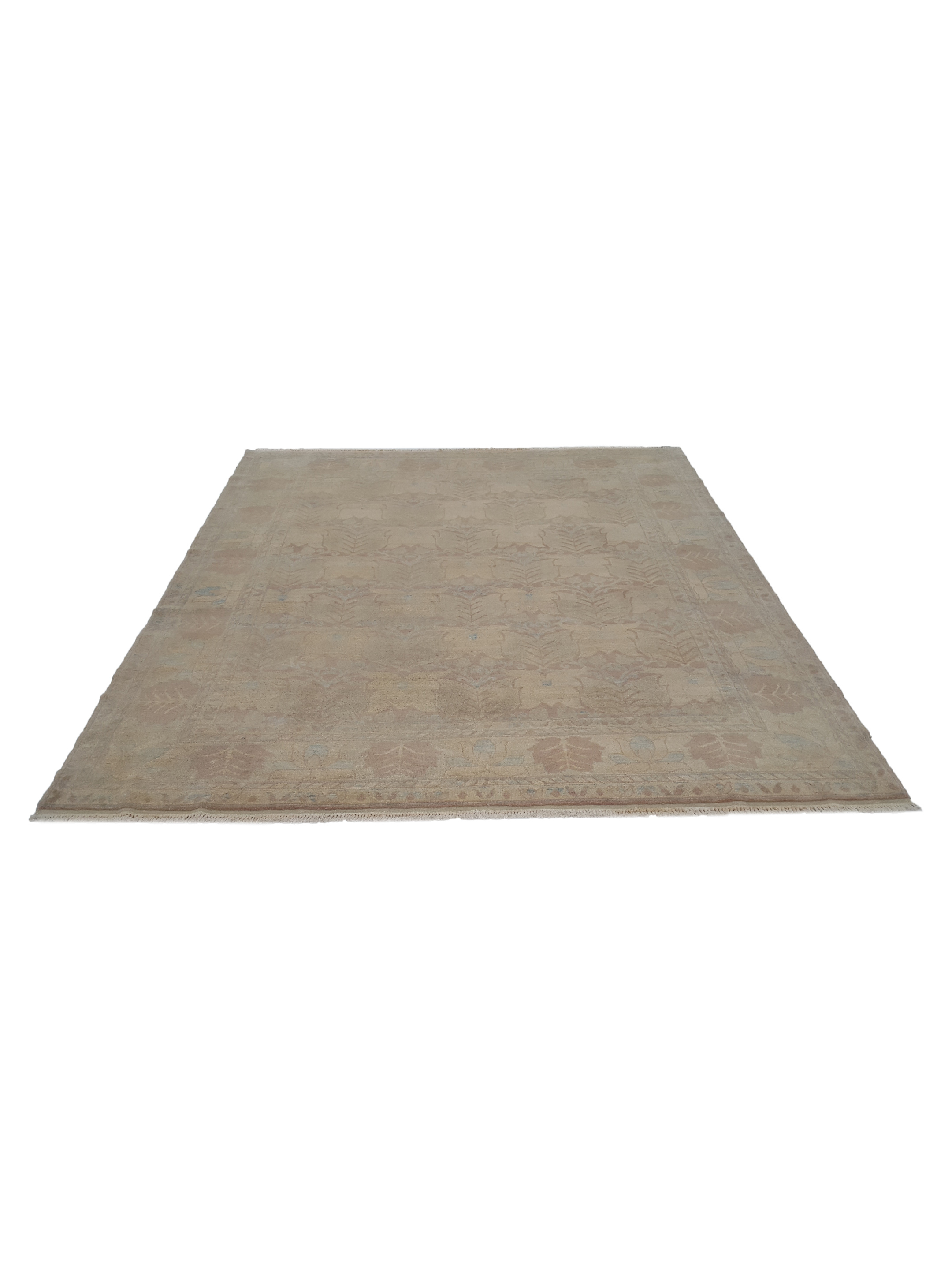 Ziegler Hand Knotted Beige 8x9 - Image 2 of 6