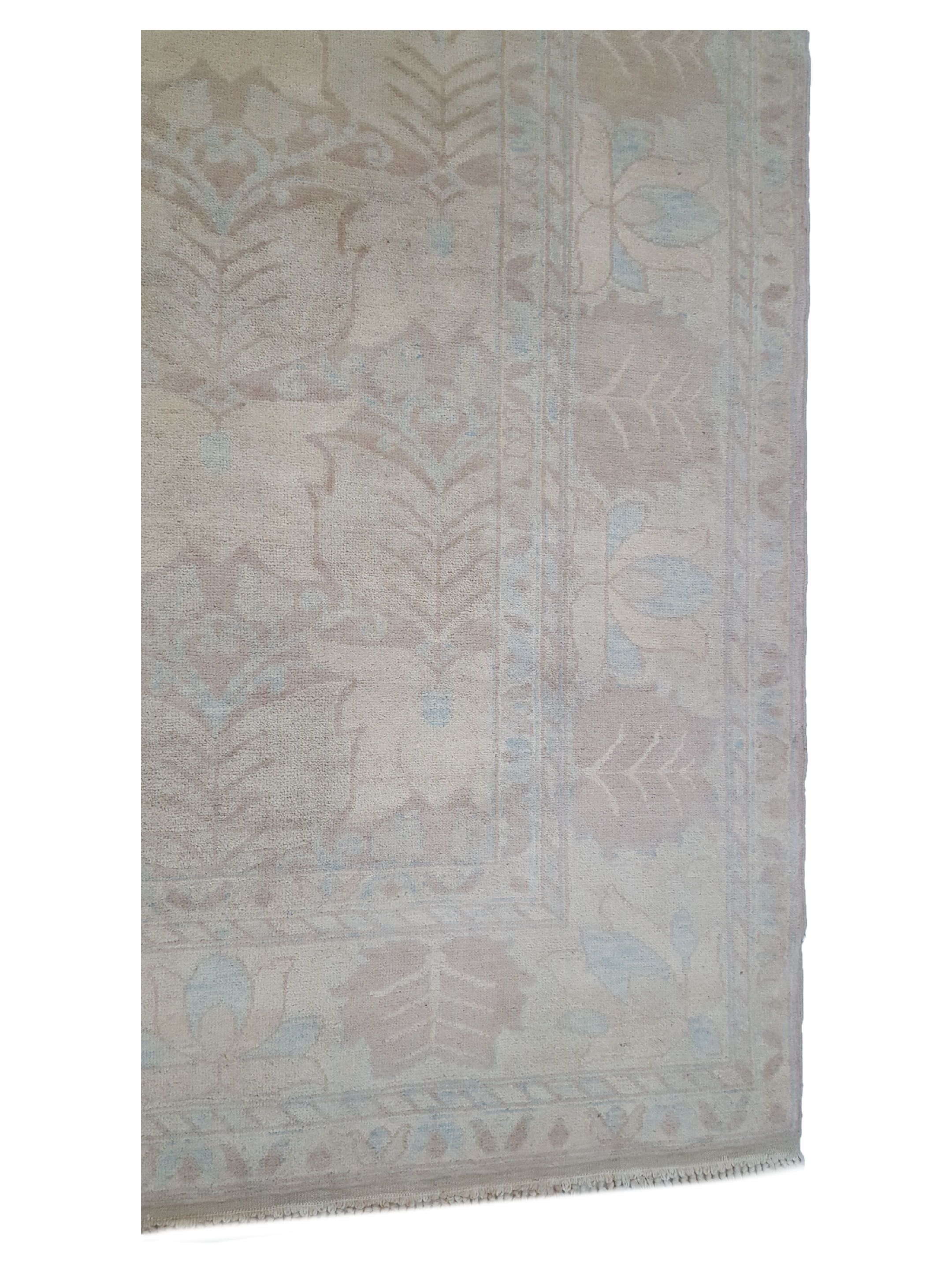 Ziegler Hand Knotted Beige 8x9 - Image 4 of 6