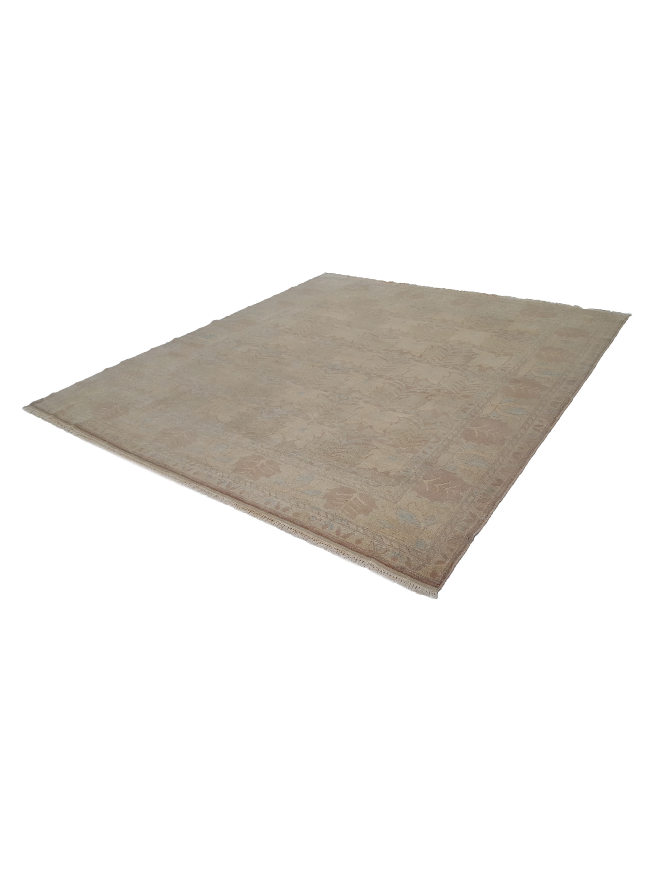 Ziegler Hand Knotted Beige 8x9 - Image 6 of 6