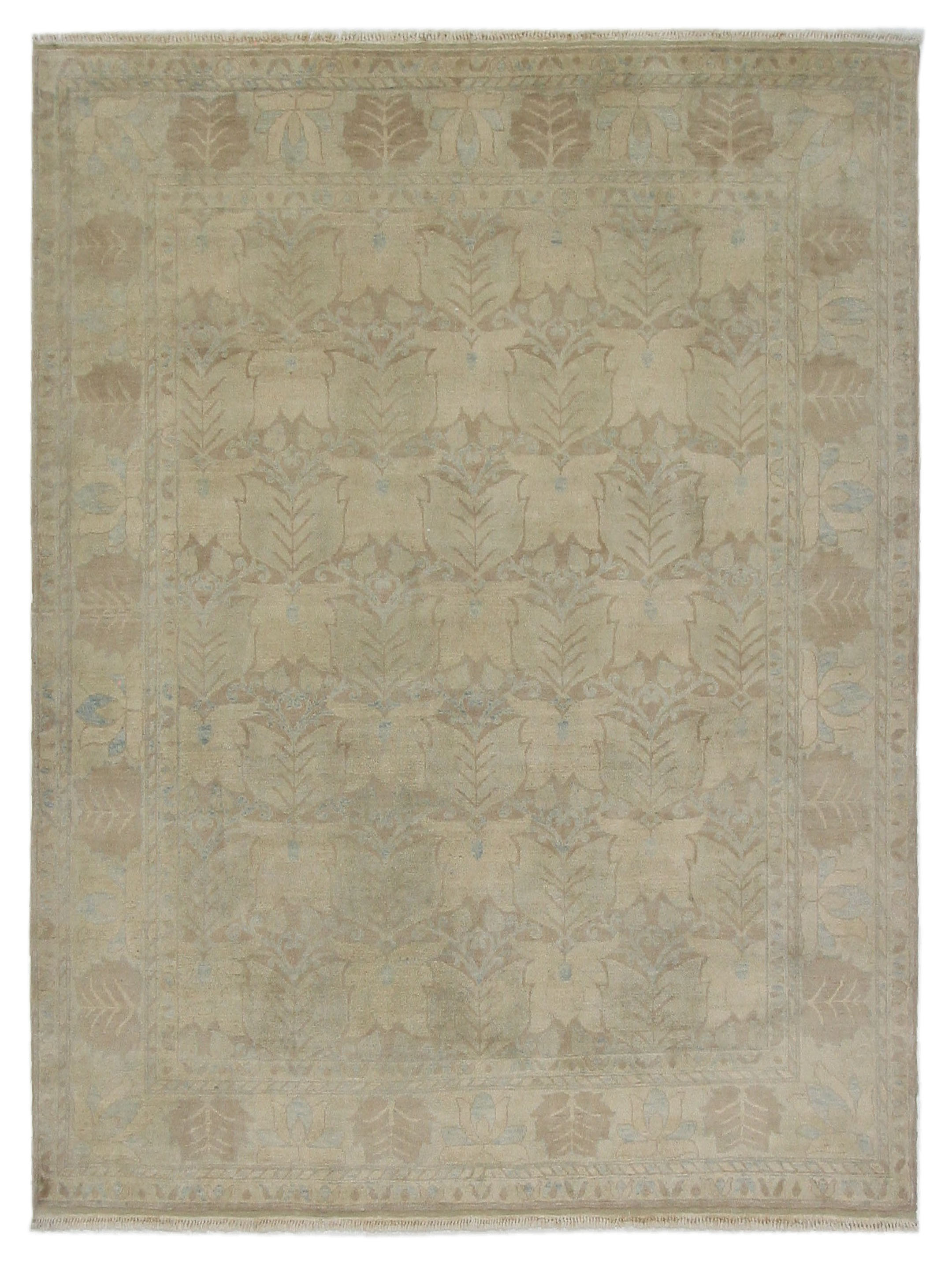 Ziegler Hand Knotted Beige 8x9