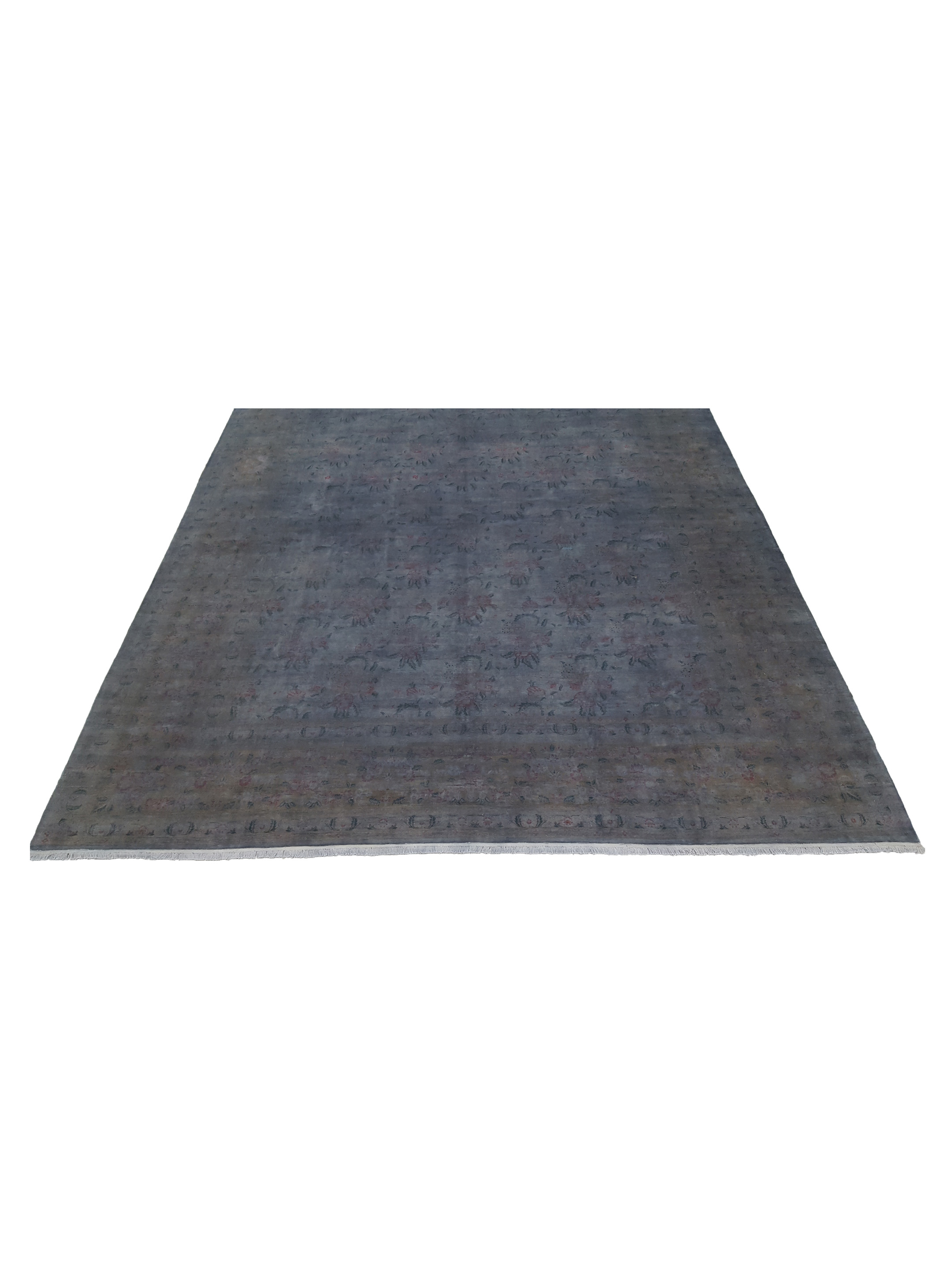 Classic Hand Knotted Grey 12x16 - Image 2 of 7