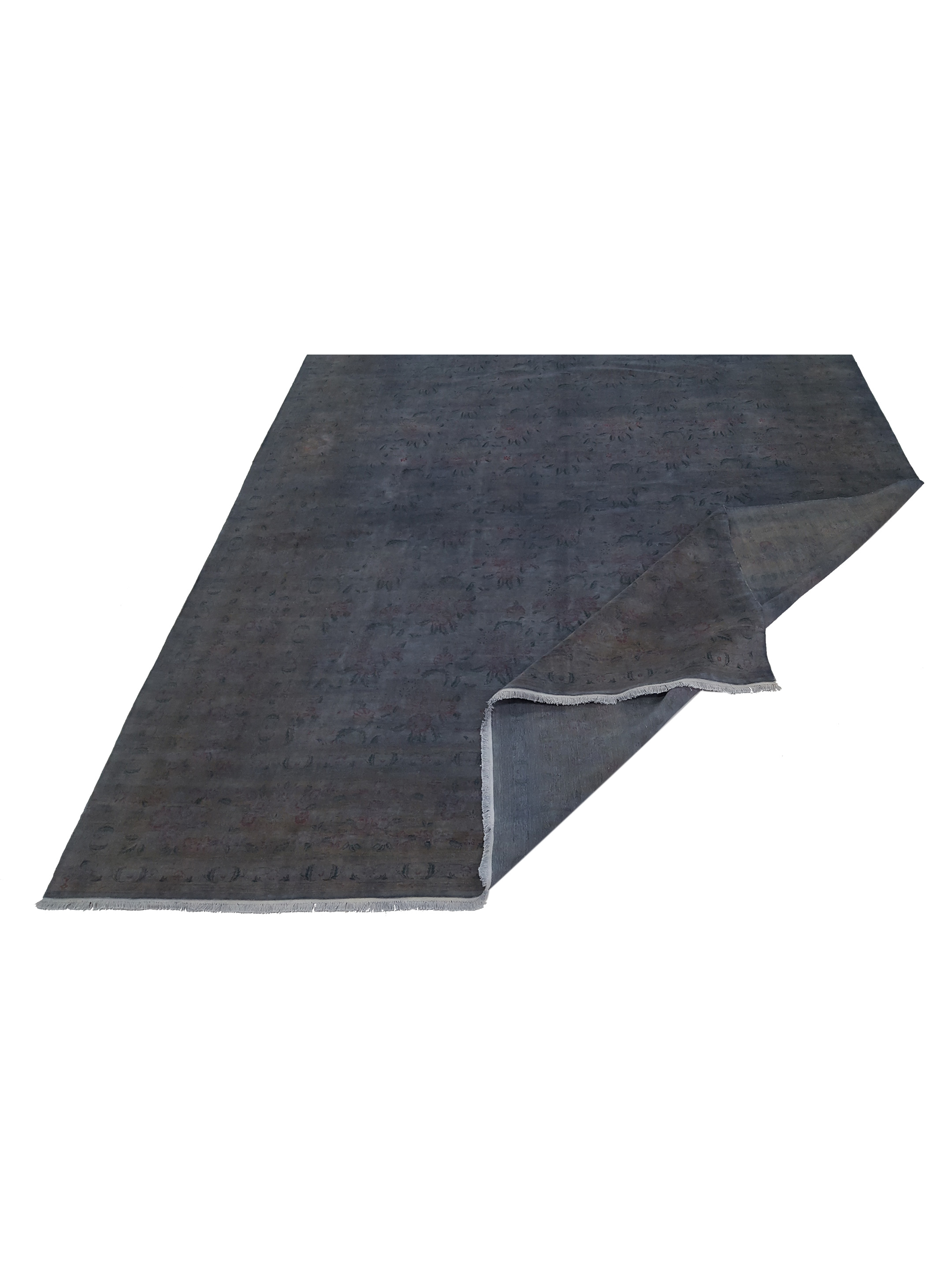 Classic Hand Knotted Grey 12x16 - Image 3 of 7