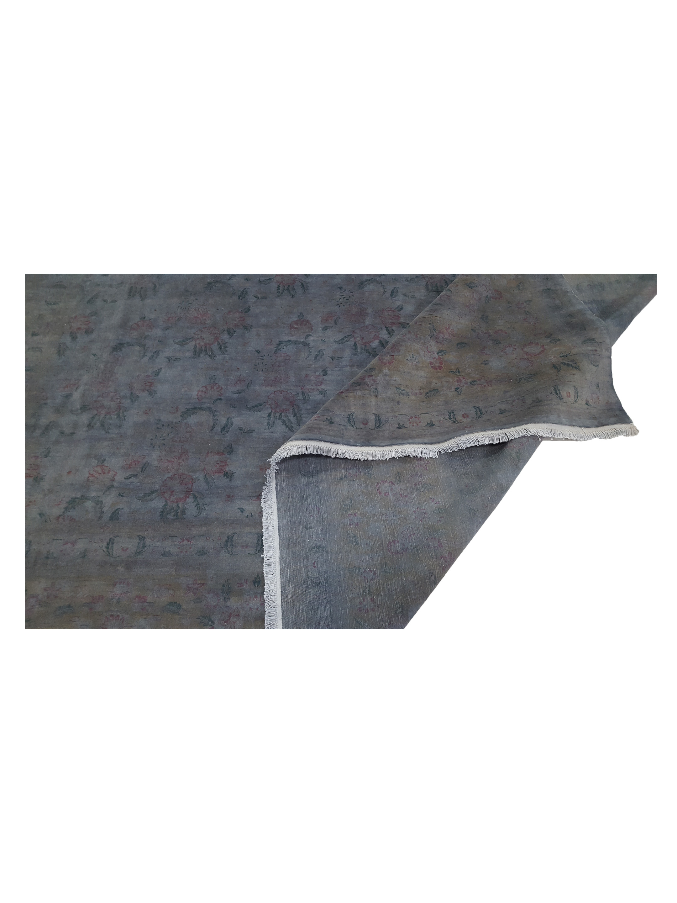 Classic Hand Knotted Grey 12x16 - Image 7 of 7