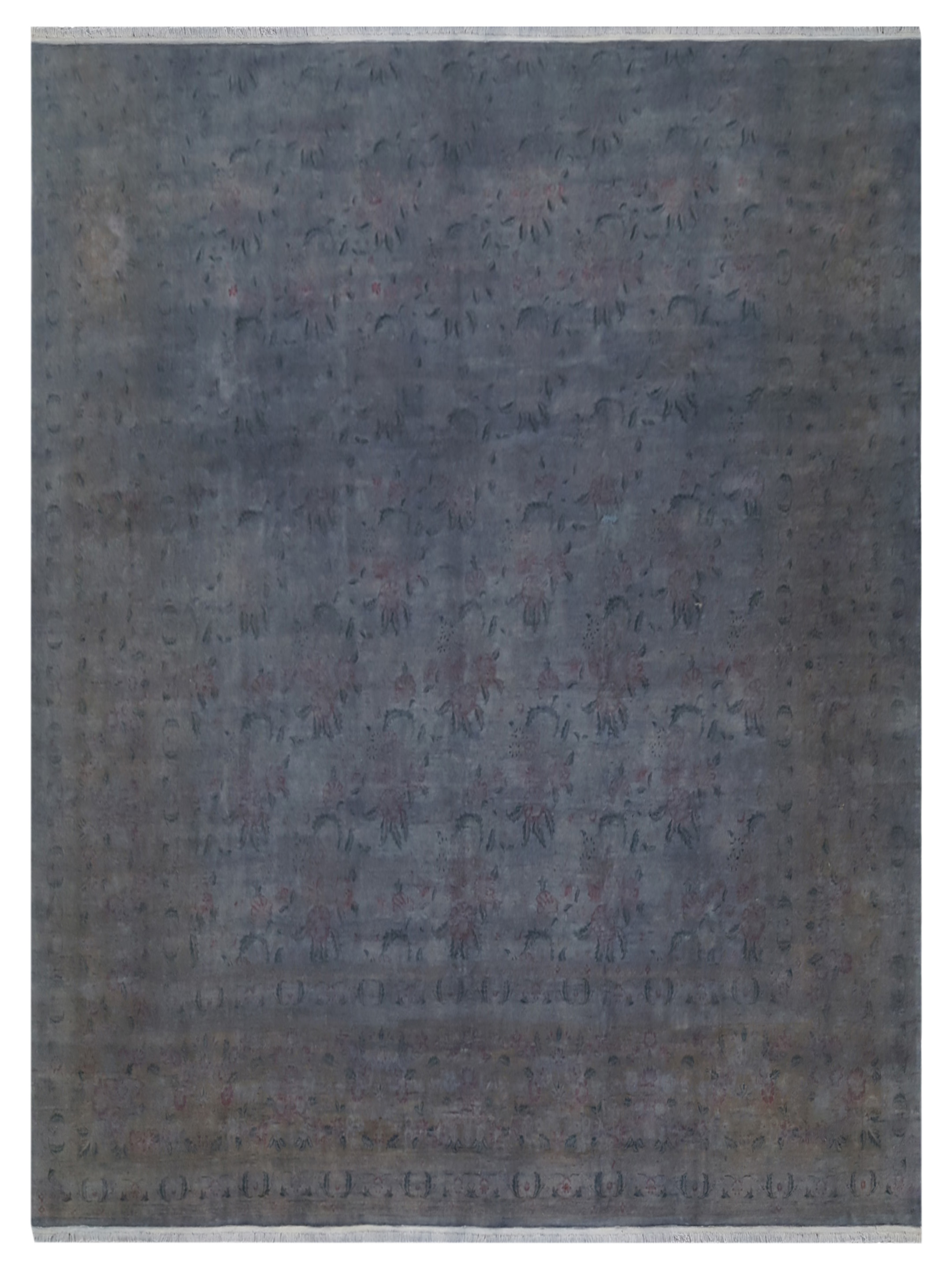 Classic Hand Knotted Grey 12x16
