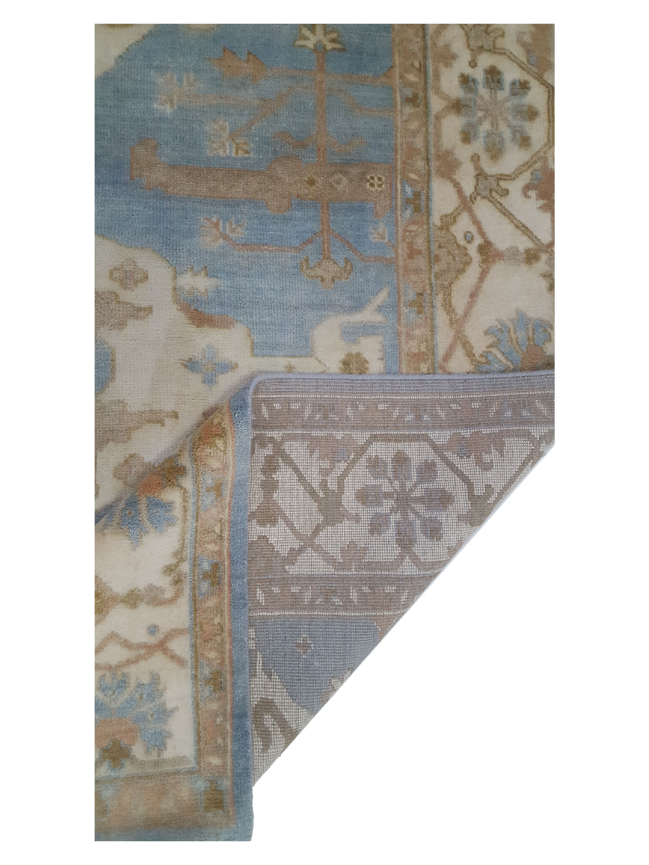 Marco Hand Knotted Lt.Blue 8x10 - Image 3 of 6