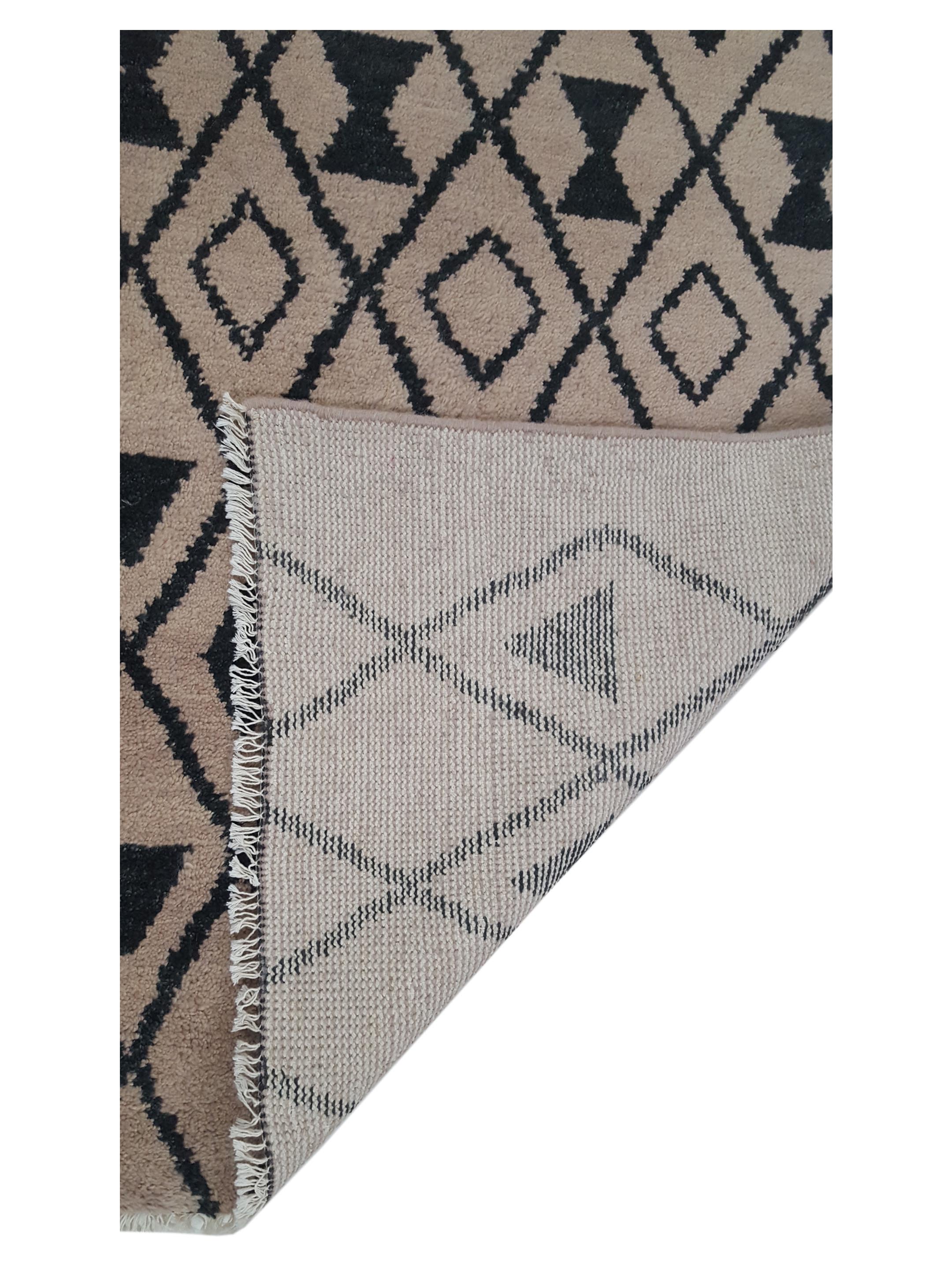 Moroccan I Hand Knotted Camel 9x12 - Image 3 of 7