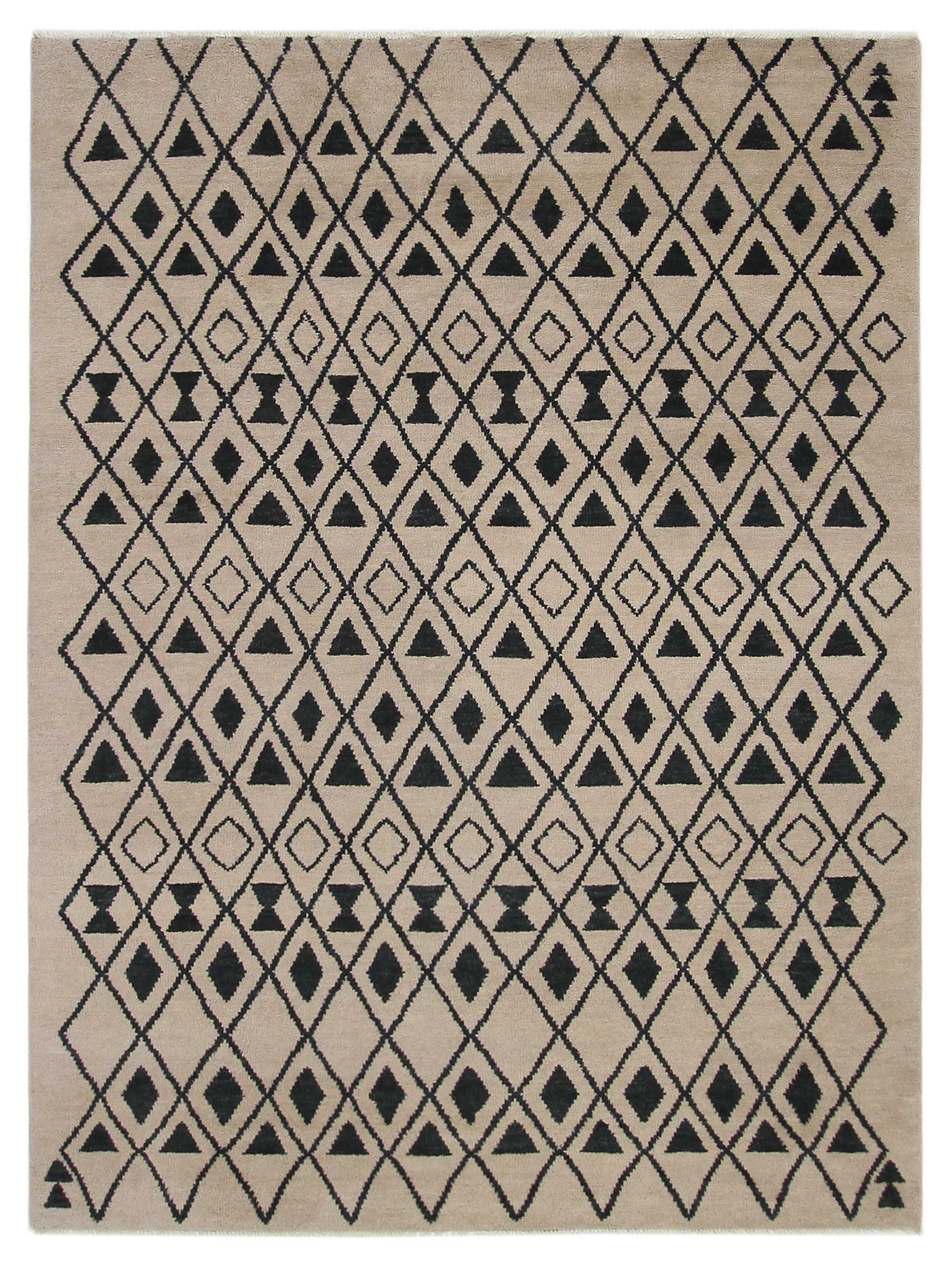 Moroccan I Hand Knotted Camel 9x12